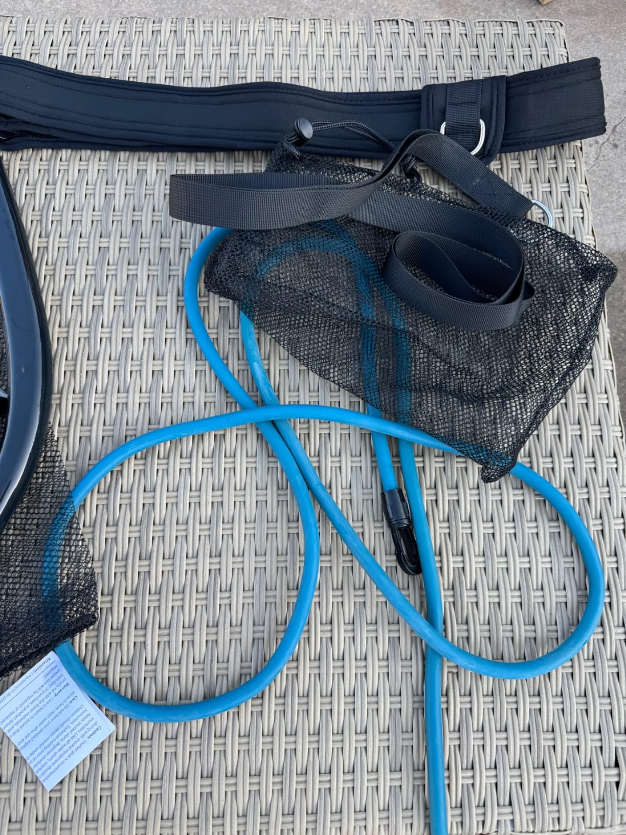 UCEDER Swim Belt Swim Training Belt with 2.2M Bungee Cord Adjustable Swim Tether for Swim in Place Swimming Pool Trainer Belt customer photo 1