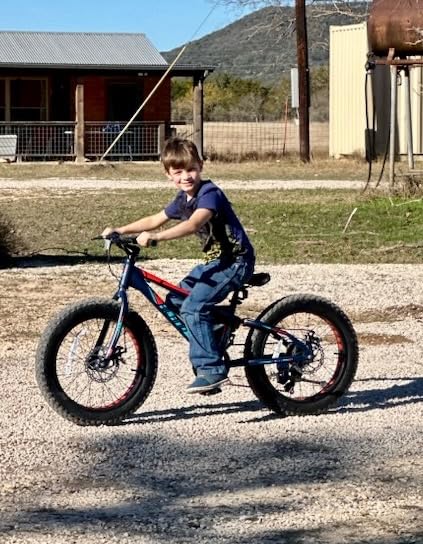 Hiland 20 Inch Kids' Bicycles Fat Tire Mountain Bike for Boys and Girls Age 5 + Years, Shimano 7-Speed, Dual-Disc Brake,Kids Beach and Snow Bicycle customer photo 2