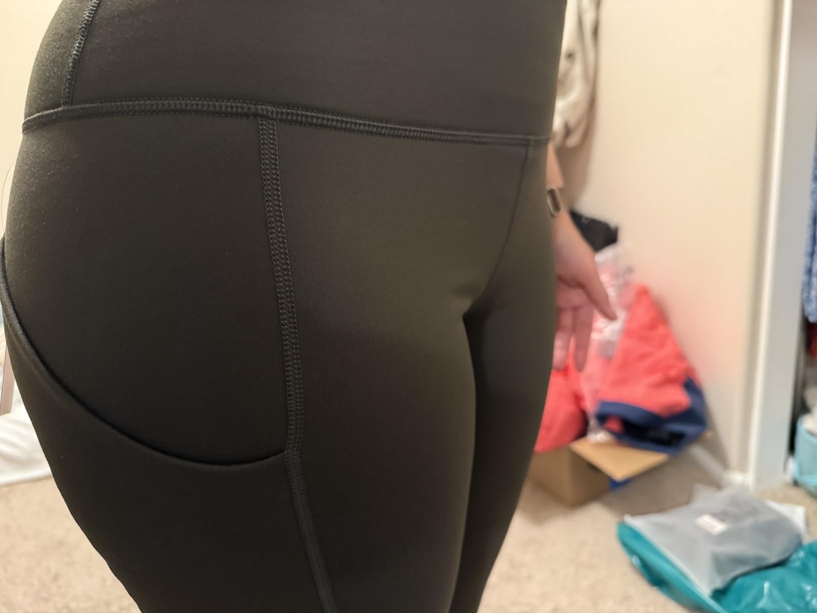Ewedoos Fleece Lined Leggings Women Thermal Leggings with Pockets customer photo 2