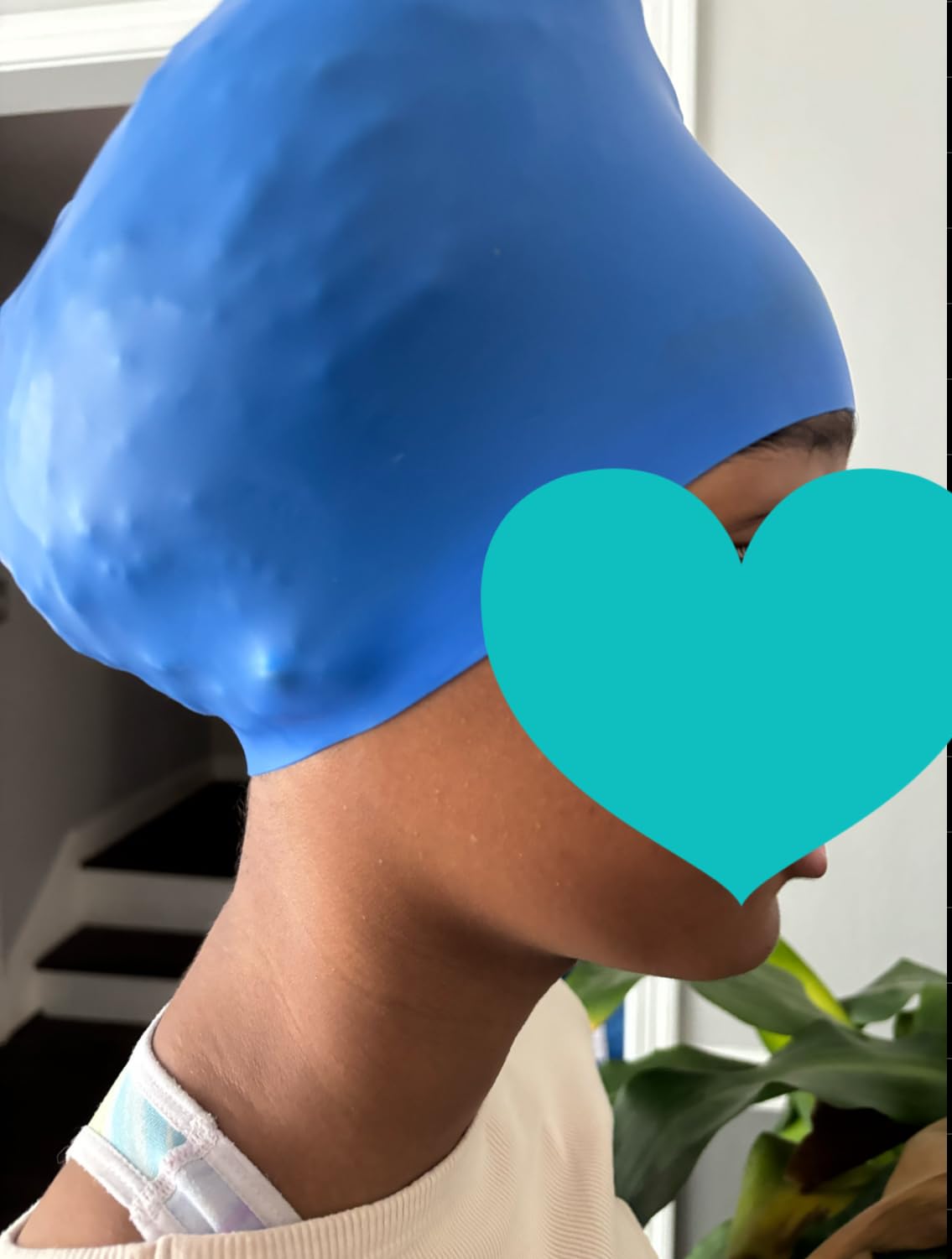 Swim Cap Long Hair 2 Pack Swimming Caps for Women Silicone Swim Caps Keep Hair Dry Waterproof Comfortable Flexible Durable Bathing Cap customer photo 1