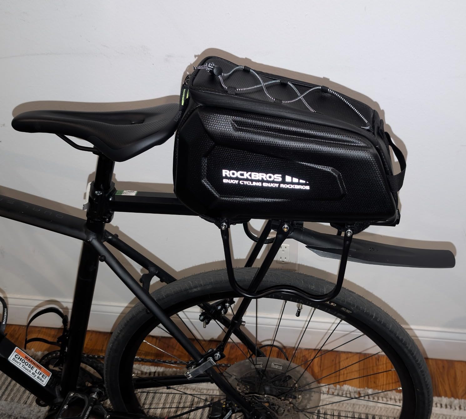 ROCKBROS Rear Bike Rack Quick Release Bike Cargo Rack Luggage Bike Rack Rear Mountain Bike Rack customer photo 1
