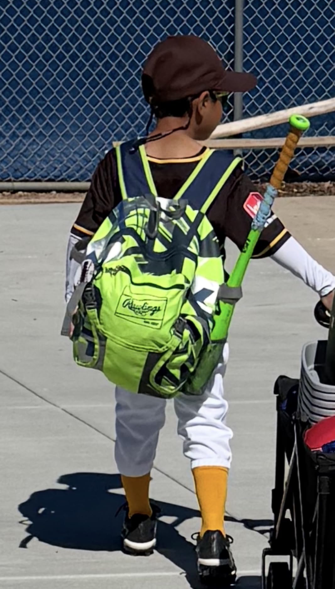 Rawlings | REMIX Backpack Equipment Bag | T-Ball & Youth Baseball / Softball | Green customer photo 2