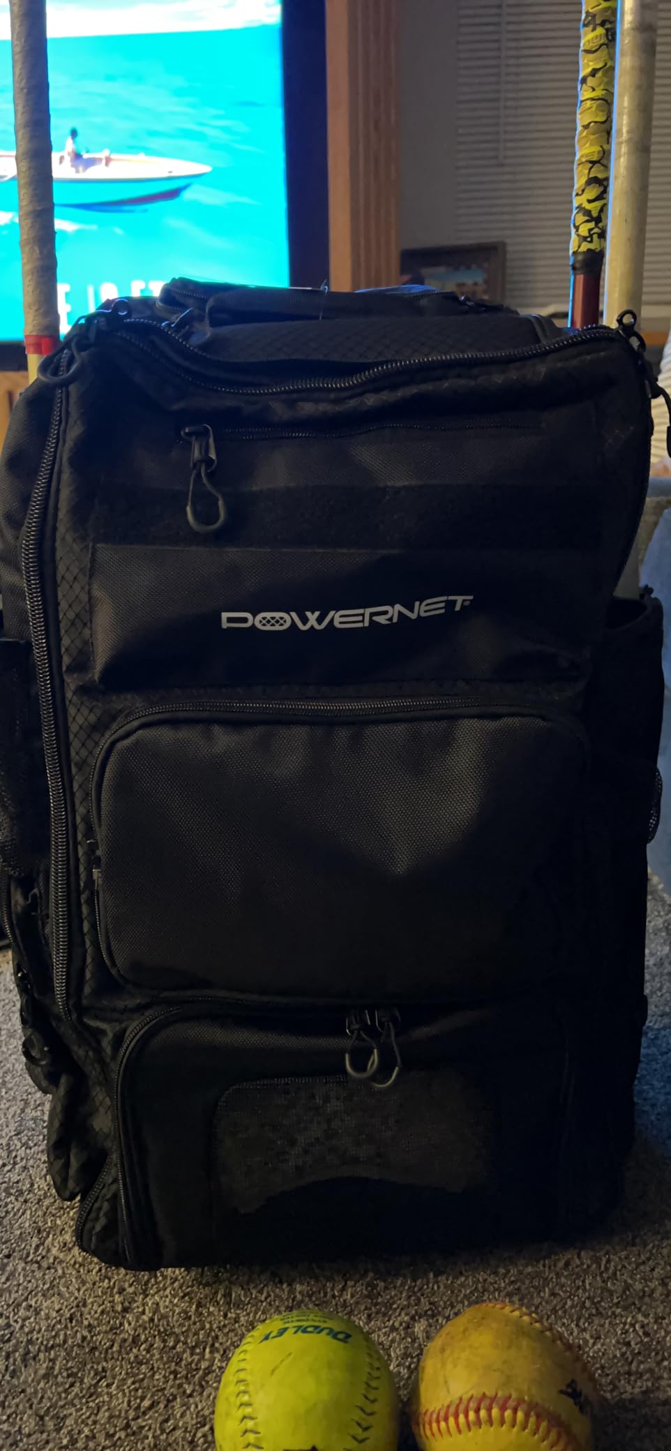 PowerNet Odyssey Softball & Baseball Bag, Rolling Backpack for Baseball Gear, Bat Bag with 4 Bat Sleeves, Cleat Compartment & Hanging Hooks customer photo 1