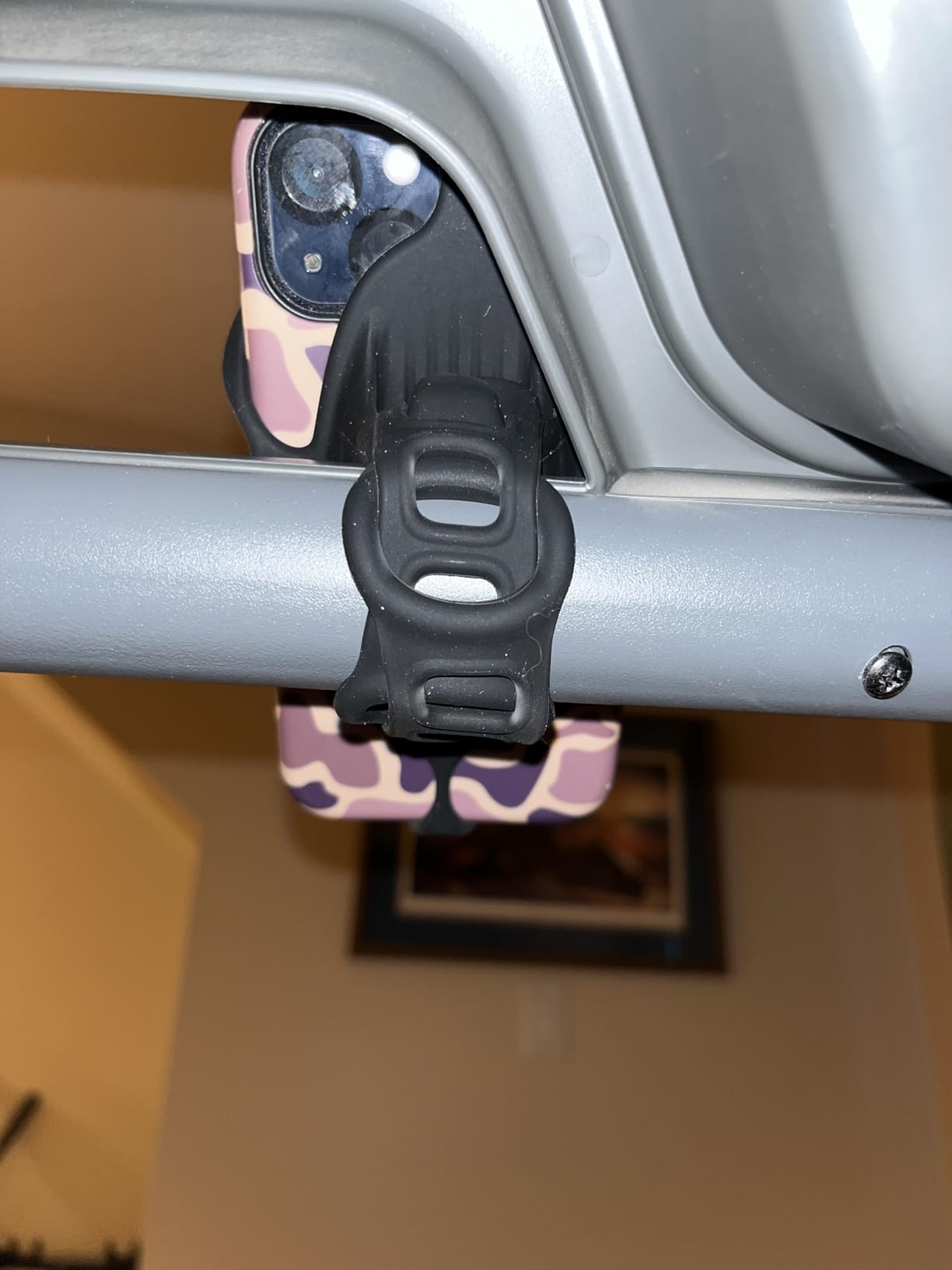 Bone Bike Tie 6 Pro, Bicycle Phone Mount for Stem - Scratch-Free & Shock-Absorbing Silicone MTB Holder customer photo 1