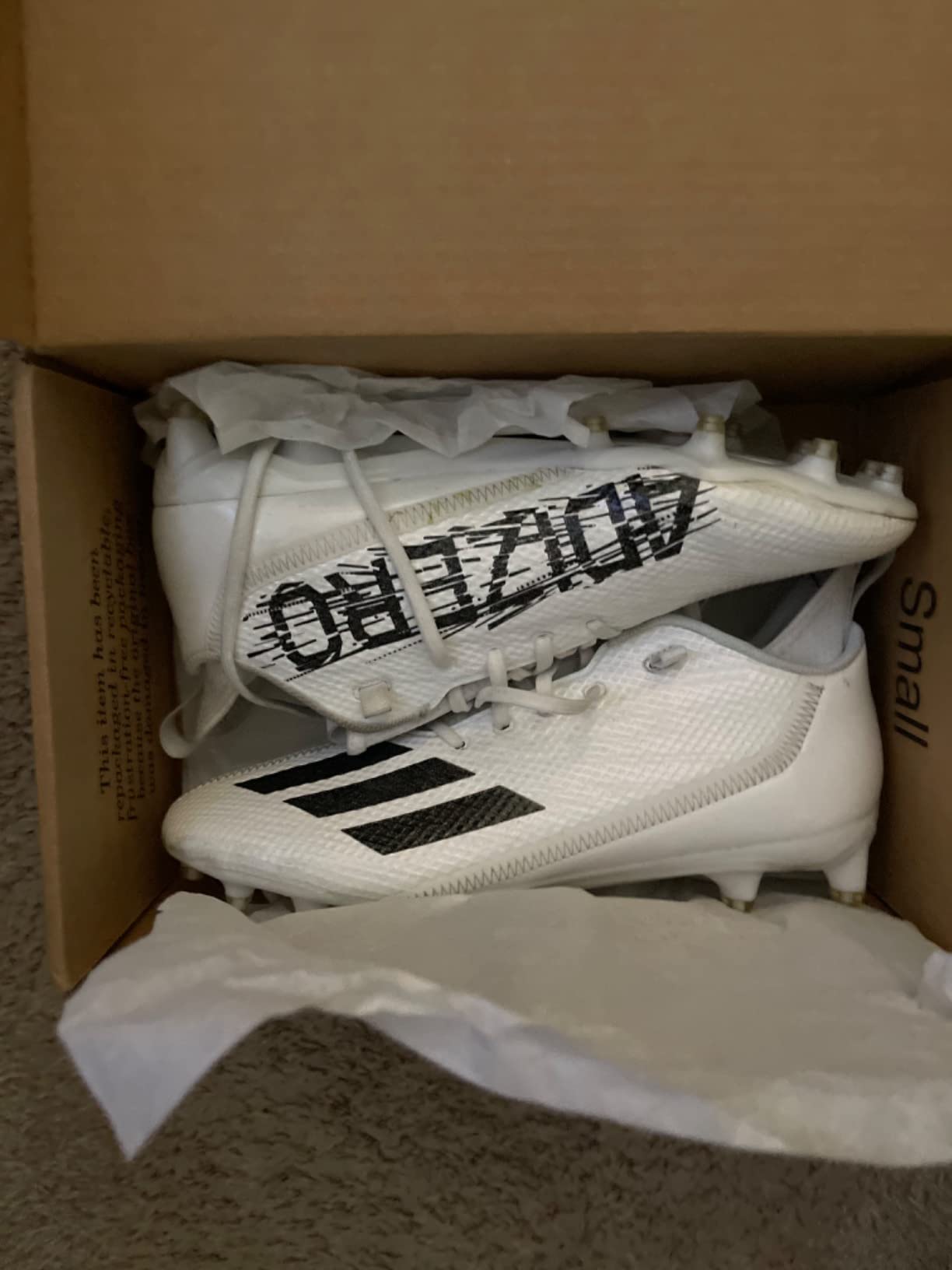 adidas Mens Adizero Football Cleats customer photo 1