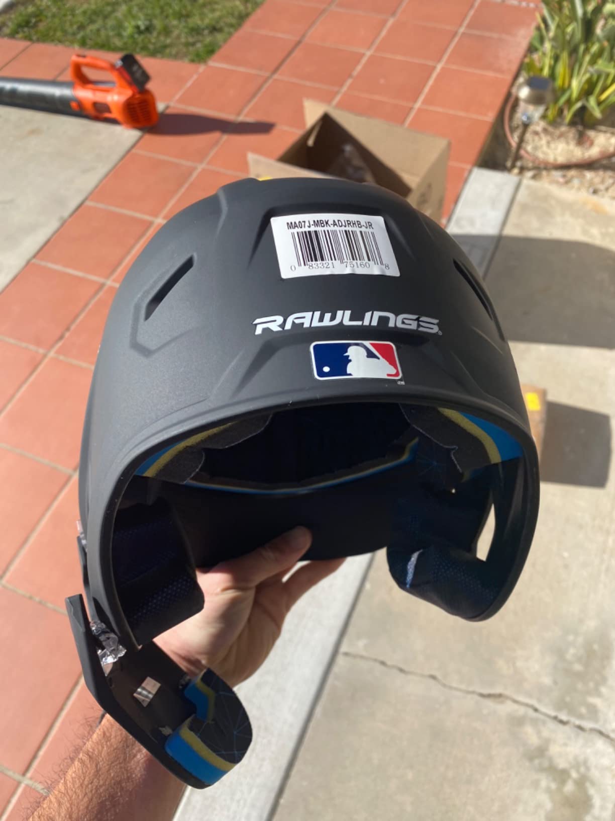 Rawlings MACH Adjust Baseball Batting Helmet | Adjustable Face Guard | Matte | JR & SR Sizes customer photo 2
