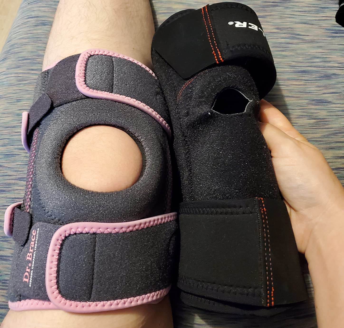 DR. BRACE ELITE Knee Brace with Side Stabilizers & Patella Gel Pads for Maximum Knee Pain Support and Fast Recovery customer photo 2