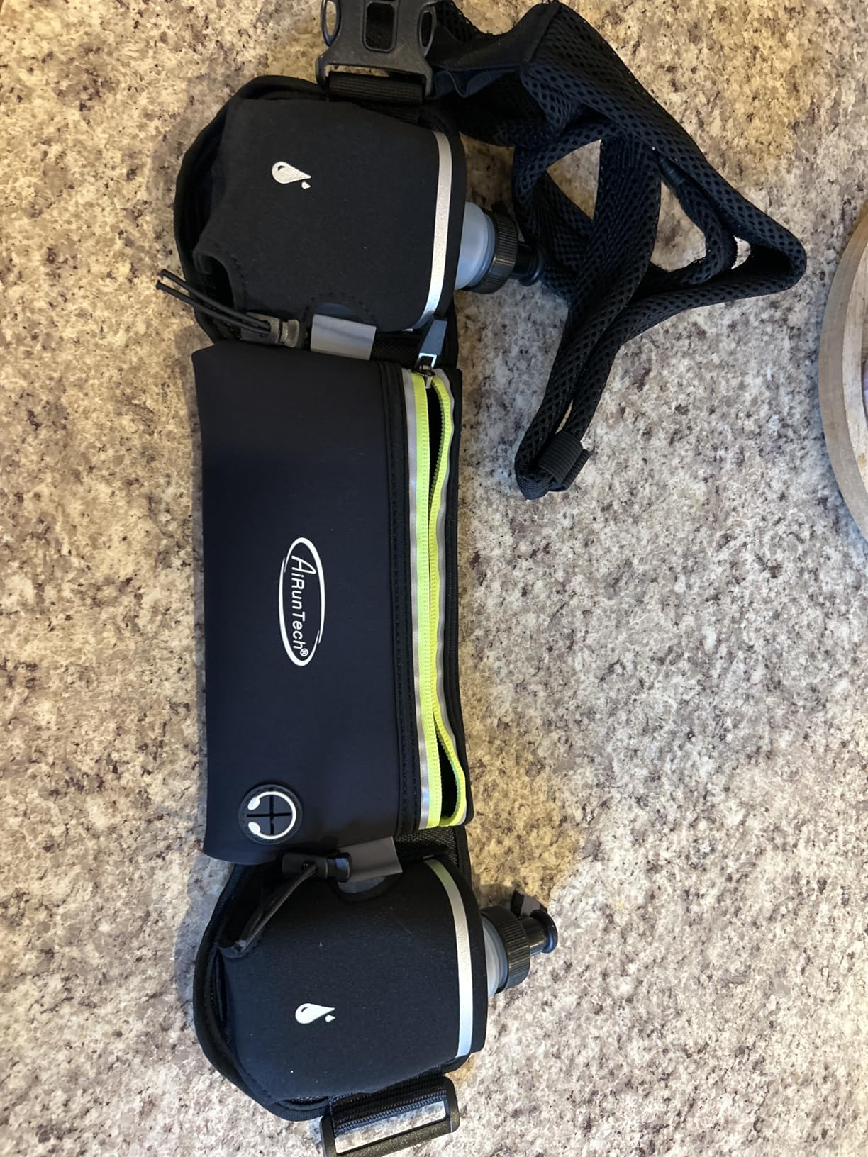 AiRunTech Hydration Running Belt with Water Bottle, Running Fanny Pack for Phone and Wallet Holder, Running Bag Runners Essentials Accessories Marathon Triathlon Walking Jogging Gear Gift customer photo 2