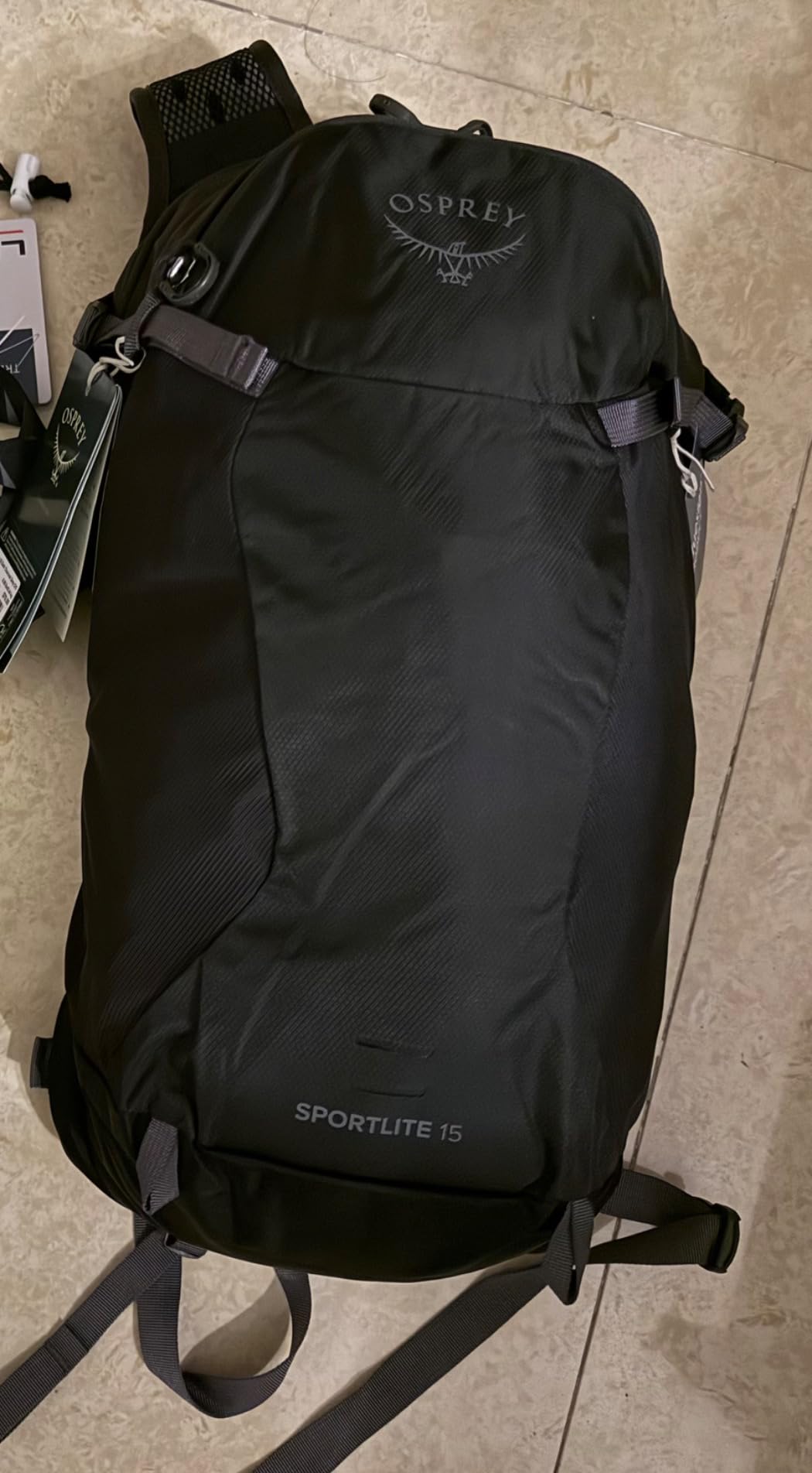 Osprey Sportlite 20L Unisex Hiking Backpack, Dark Charcoal Grey customer photo 2