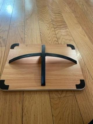 StrongTek Professional Wooden Balance Board, Rocker Board, Wood Standing Desk Accessory, Balancing Board for Under Desk, Anti Slip Roller, Core Strength, Stability, Office Wobble Boards customer photo 1