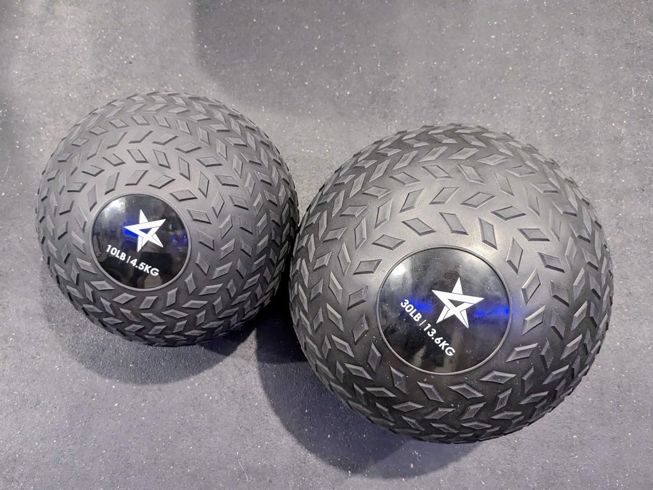 Yes4All Slam Ball, No-Bounce Ball for Exercise, Cross Training and Core Strength Workout 12lbs - Triangle Black customer photo 1