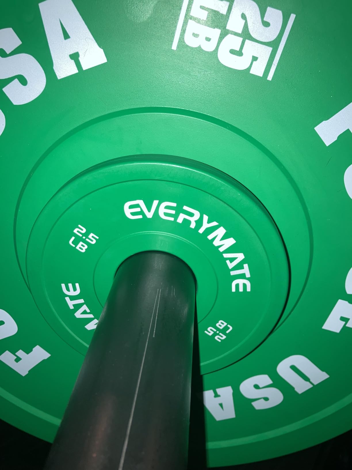 EVERYMATE Change Weight Plates 1.25LB 2.5LB 5LB Set Fractional Plate Olympic Bumper Plates for Cross Training Bumper Weight Plates Steel Insert Strength Training Weight Plates customer photo 1