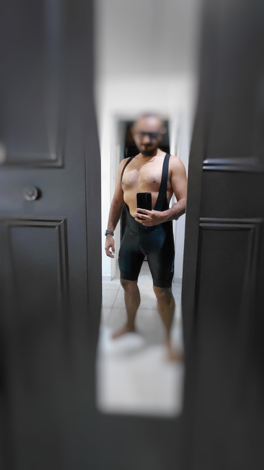 Przewalski Men's 3D Padded Cycling Bike Bib Shorts, Bicycle Biking Bib Shorts customer photo 1