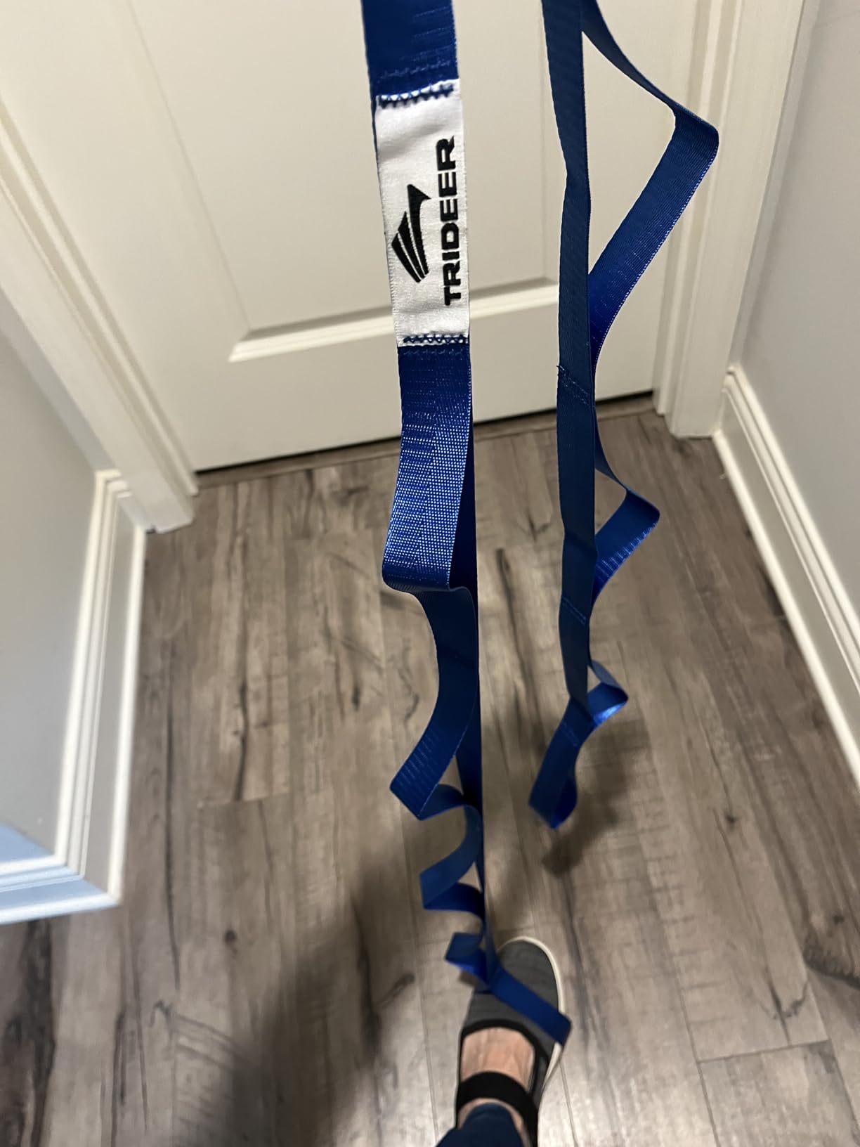 Trideer Stretching Strap for Physical Therapy & Home Rehab, Non-Elastic Yoga Strap for Stretching with Loops for Hamstring, Calf & Back Stretcher Mobility, Hip & Pilates customer photo 2