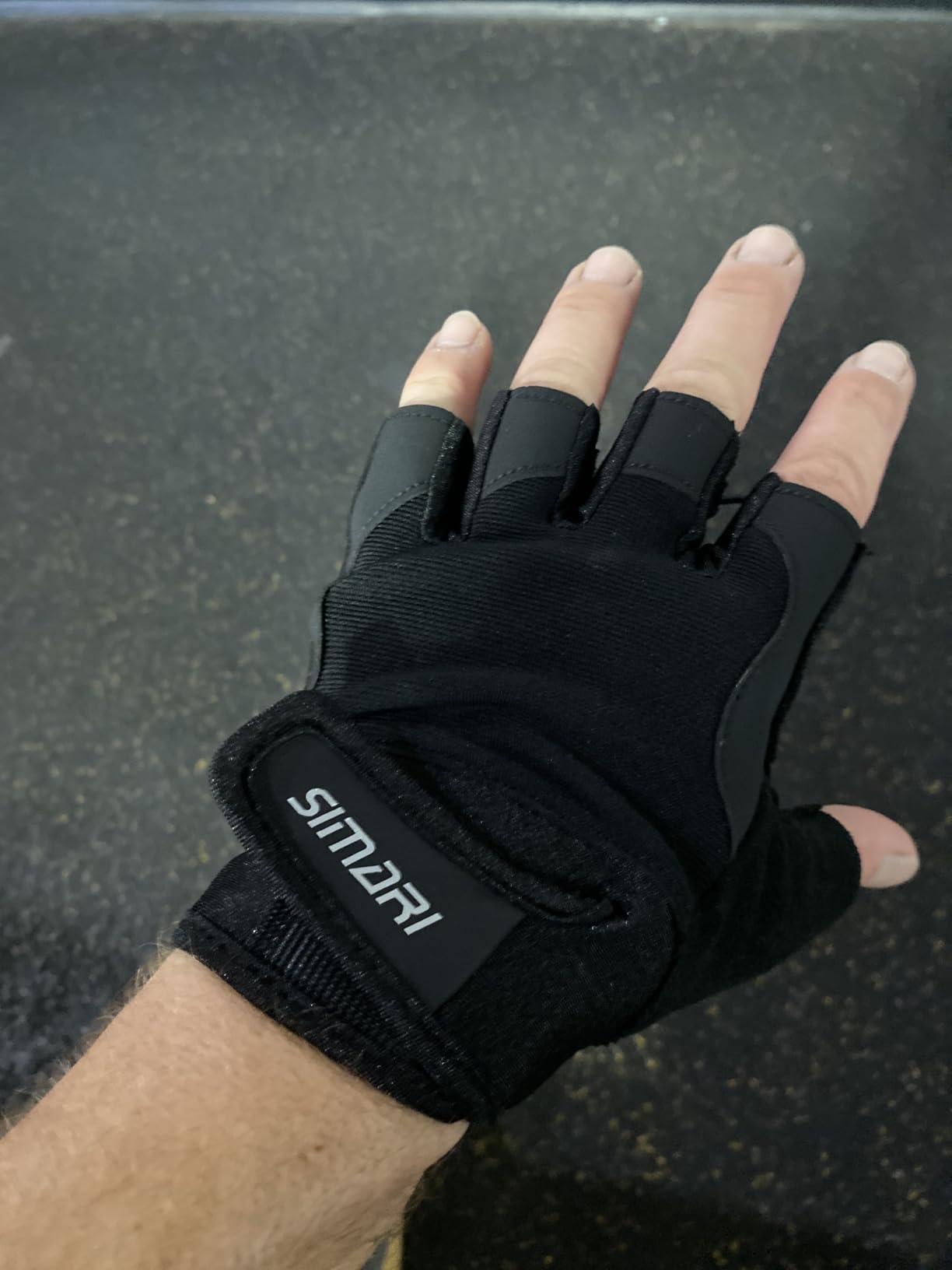 MOREOK Workout Gloves Padded Weight Lifting Gloves for Men/Women, [3MM Gel] Fingerless Grip Gym Gloves Fitness Gloves for Exercise,Hanging,Weightlifting, Cycling, Pull ups, Rowing customer photo 2