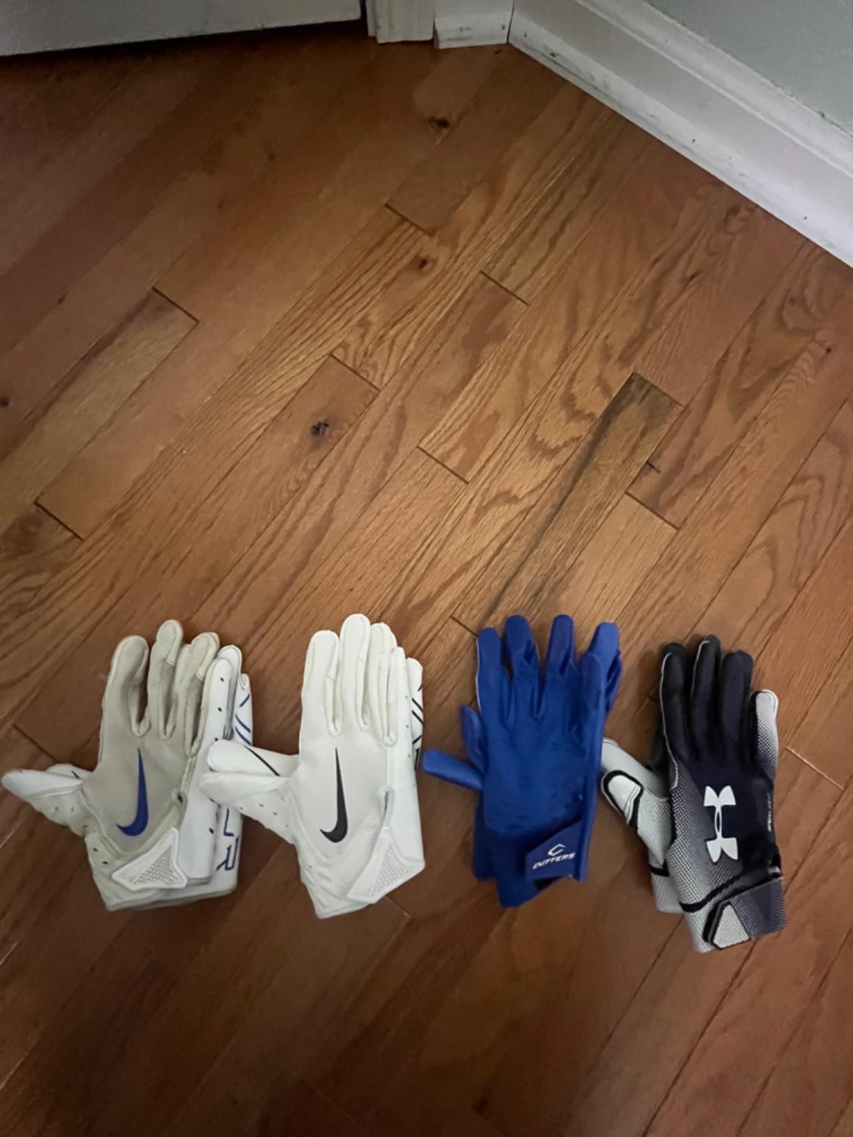 Cutters Rev Pro Football Gloves, Men's Sticky Ultra Grip Receiver Gloves, Adult, 1 Pair customer photo 1