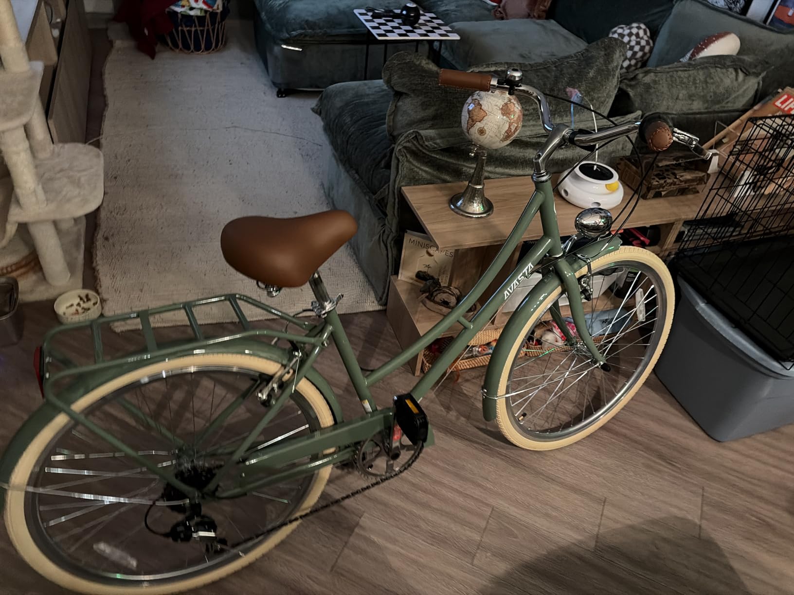 AVASTA Vela Hybrid Bike for Adult Women, Lightweight Step Through 26 Inch High Tensile Steel Frame City Commuter Comfort Bicycle, 6-Speed customer photo 1