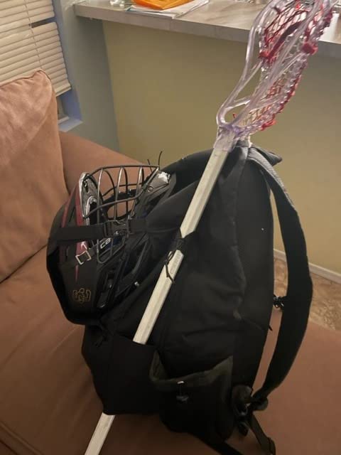 Lacrosse Bag Extra Large Lacrosse Backpack with Two Stick Holder customer photo 2