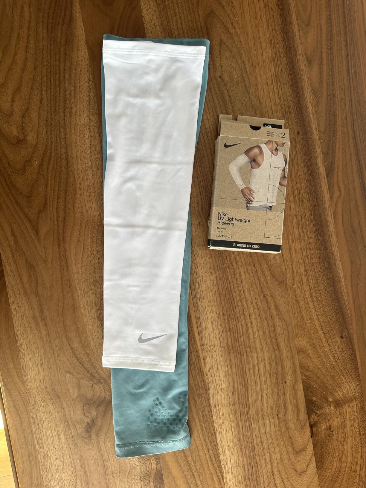 Nike Dri-Fit UV Solar Arm Sleeves - 1 Pair - Unisex - Adult customer photo 1