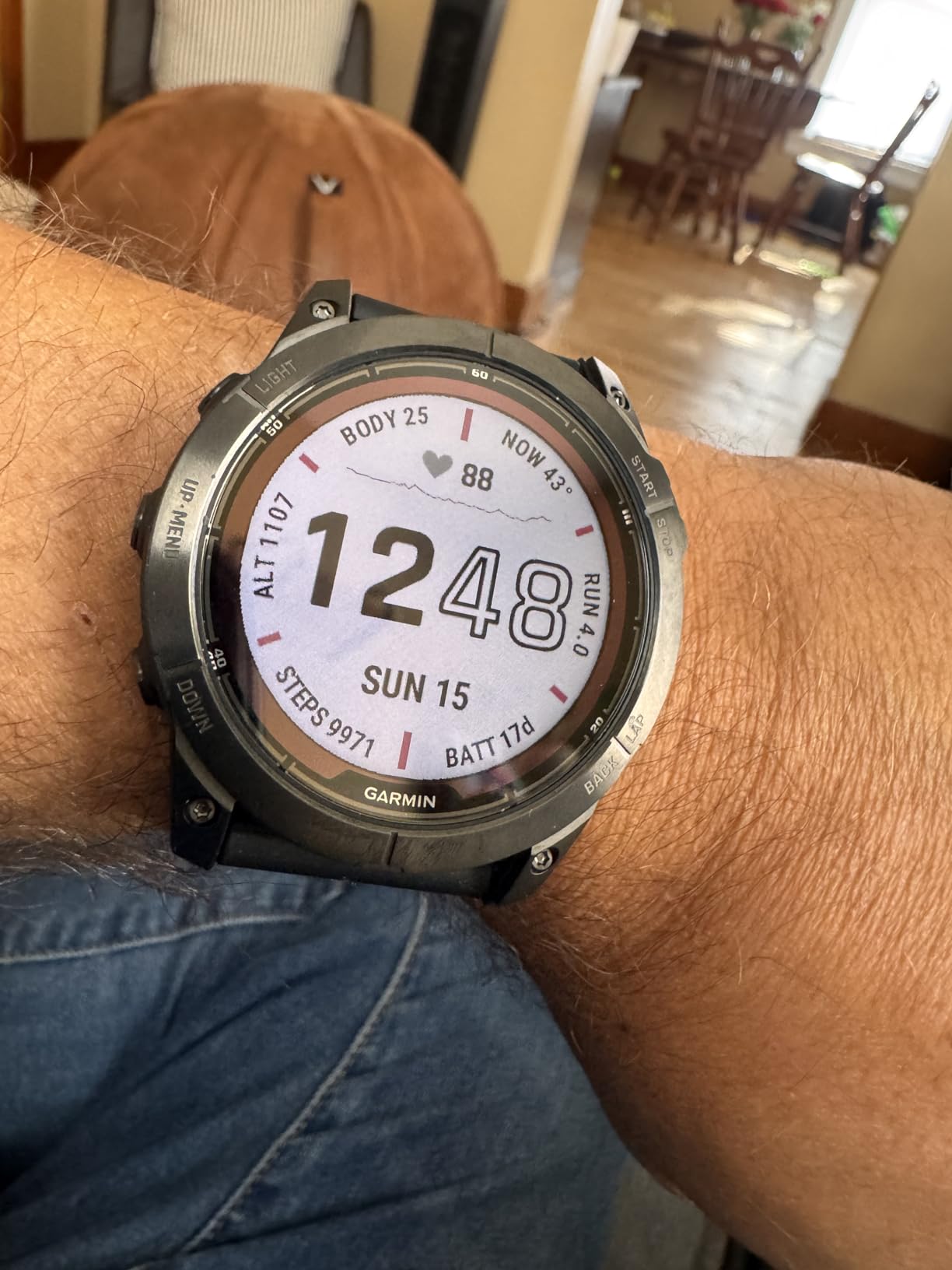 Garmin fenix 7 Pro Sapphire Solar, Multisport GPS Smartwatch, Built-in Flashlight, Solar Charging Capability, Black customer photo 1