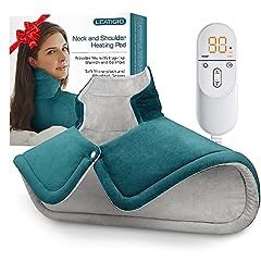 Weighted Heating Pad for Neck Shoulders Back, Upgraded PTC+NTC Even Heating, Versatile Electric Heated Neck Wrap for Full-Body Relax, Birthday Gifts for Women Men, Mothers Day Gifts for Mom Wife customer photo 1