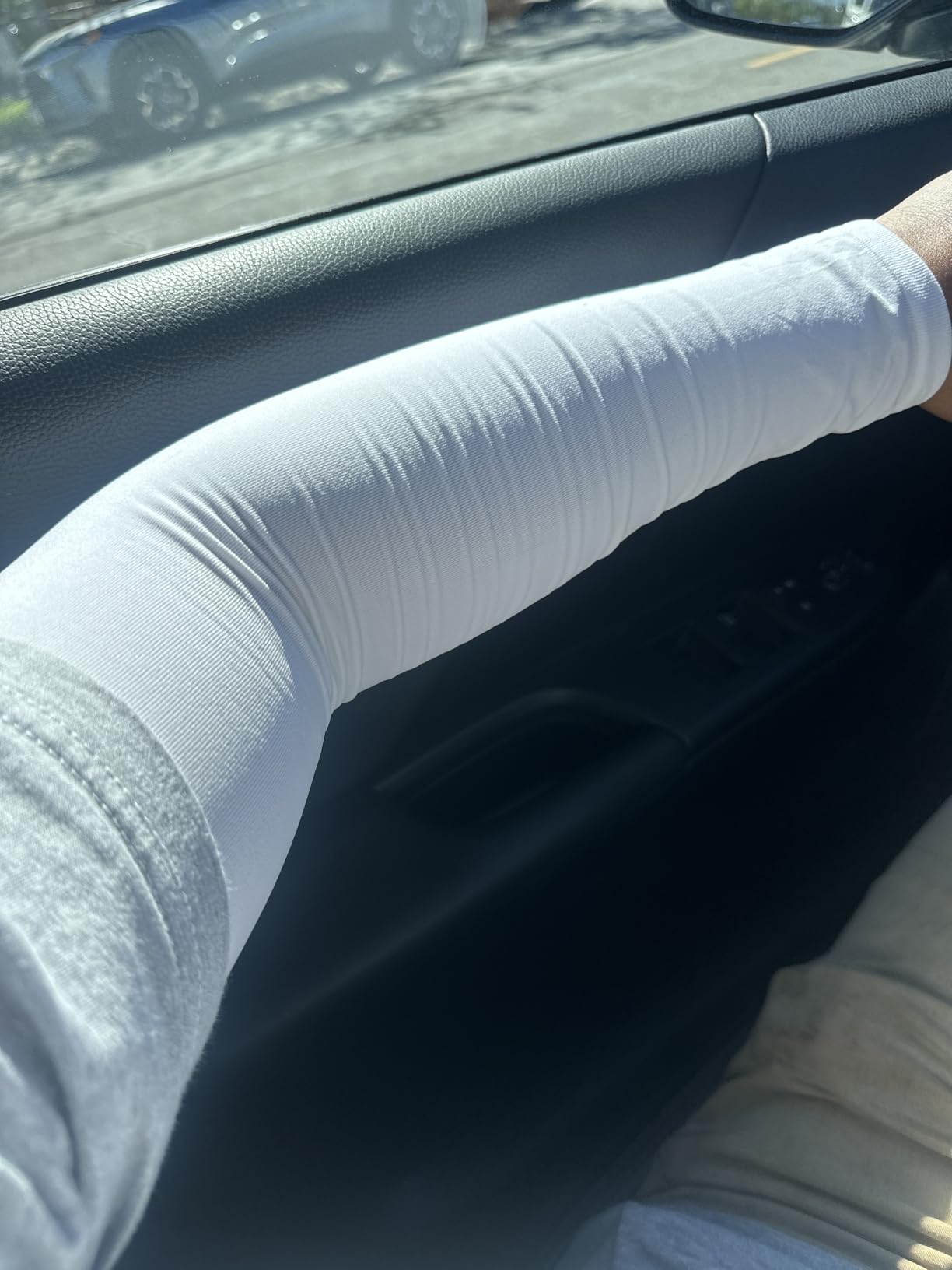 Arm Sleeves, Cooling UV Sun Protection Sports Compression for Men/Women customer photo 1