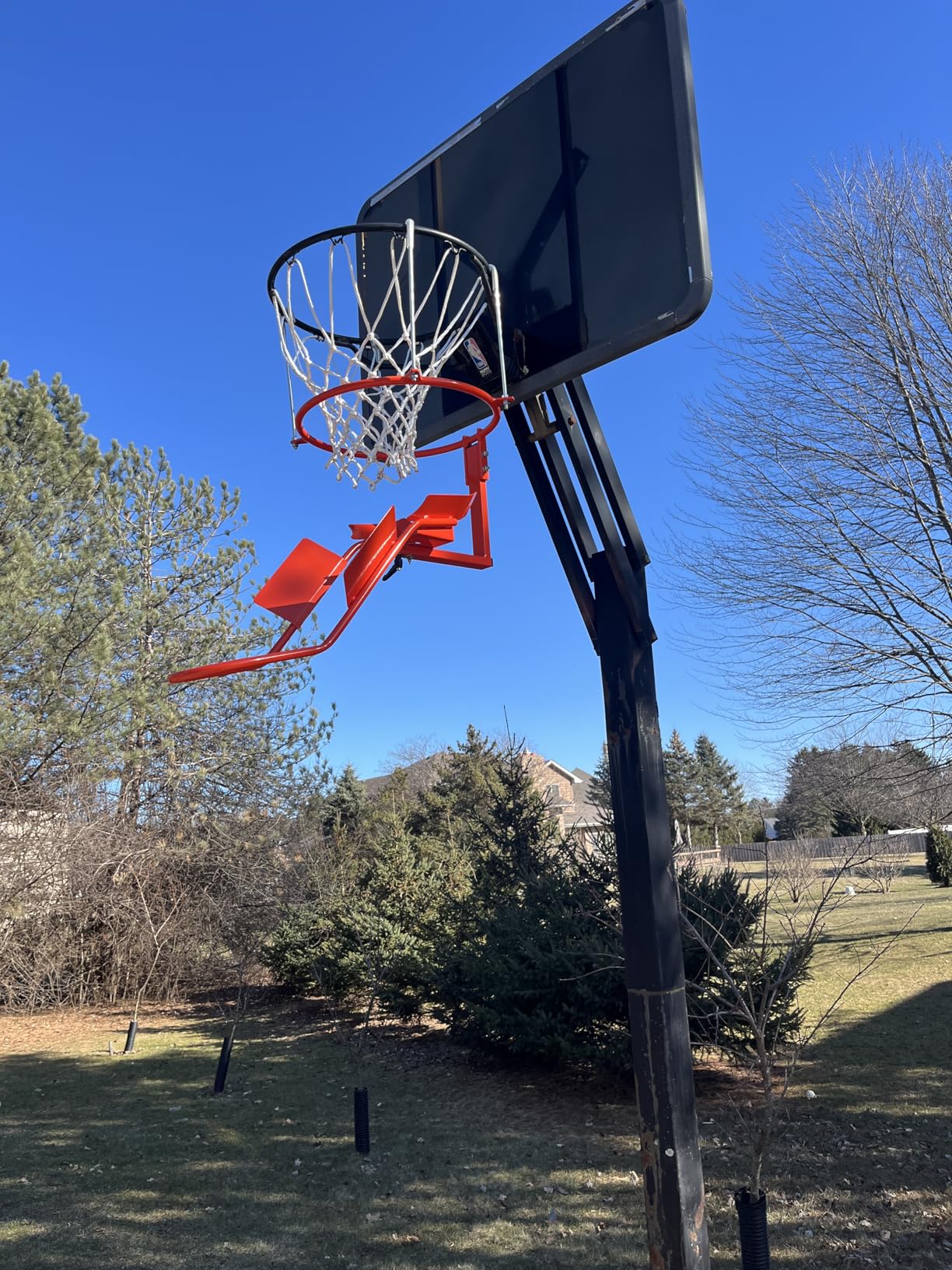 KATOP Basketball Return Attachment for Hoop, Heavy Duty Durable Steel Basketball Return System customer photo 1