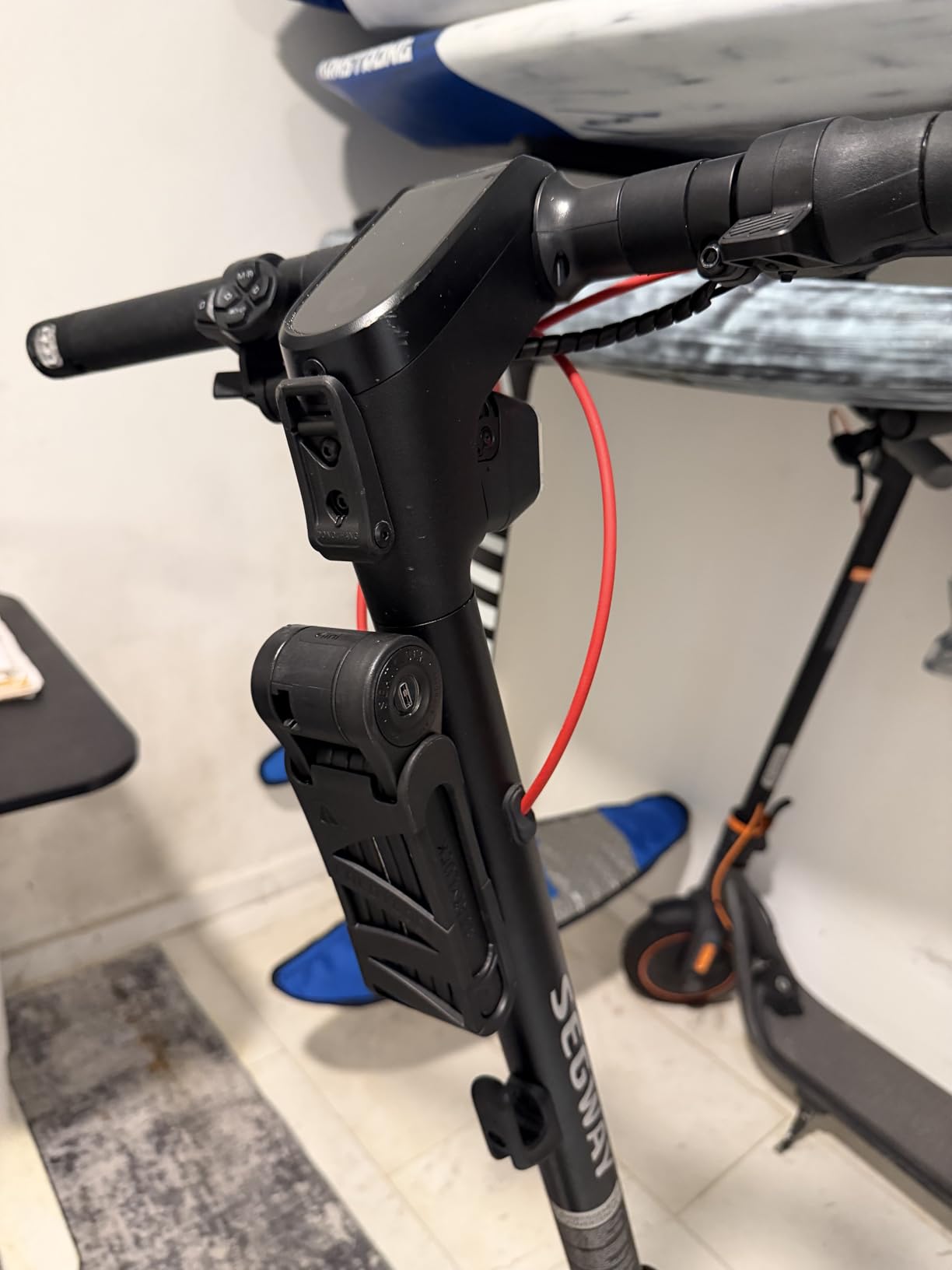 Seatylock FoldyLock Mini Folding Bike Lock - Patented Lightweight Bicycle Lock - Heavy Duty Anti Theft Guard with Key for Electric Scooter & City Bikes customer photo 1