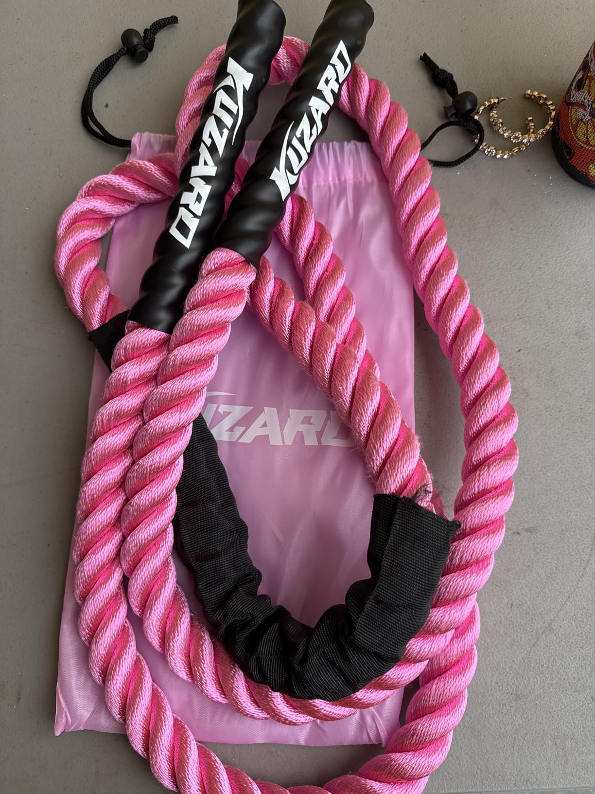 Jump Rope, Weighted Jump Rope for Women, Heavy Jump Ropes for Fitness, Home Gym Exercise Equipment, Adult Skipping Rope for Improve Strength, Weight Loss, Boxing Training customer photo 1