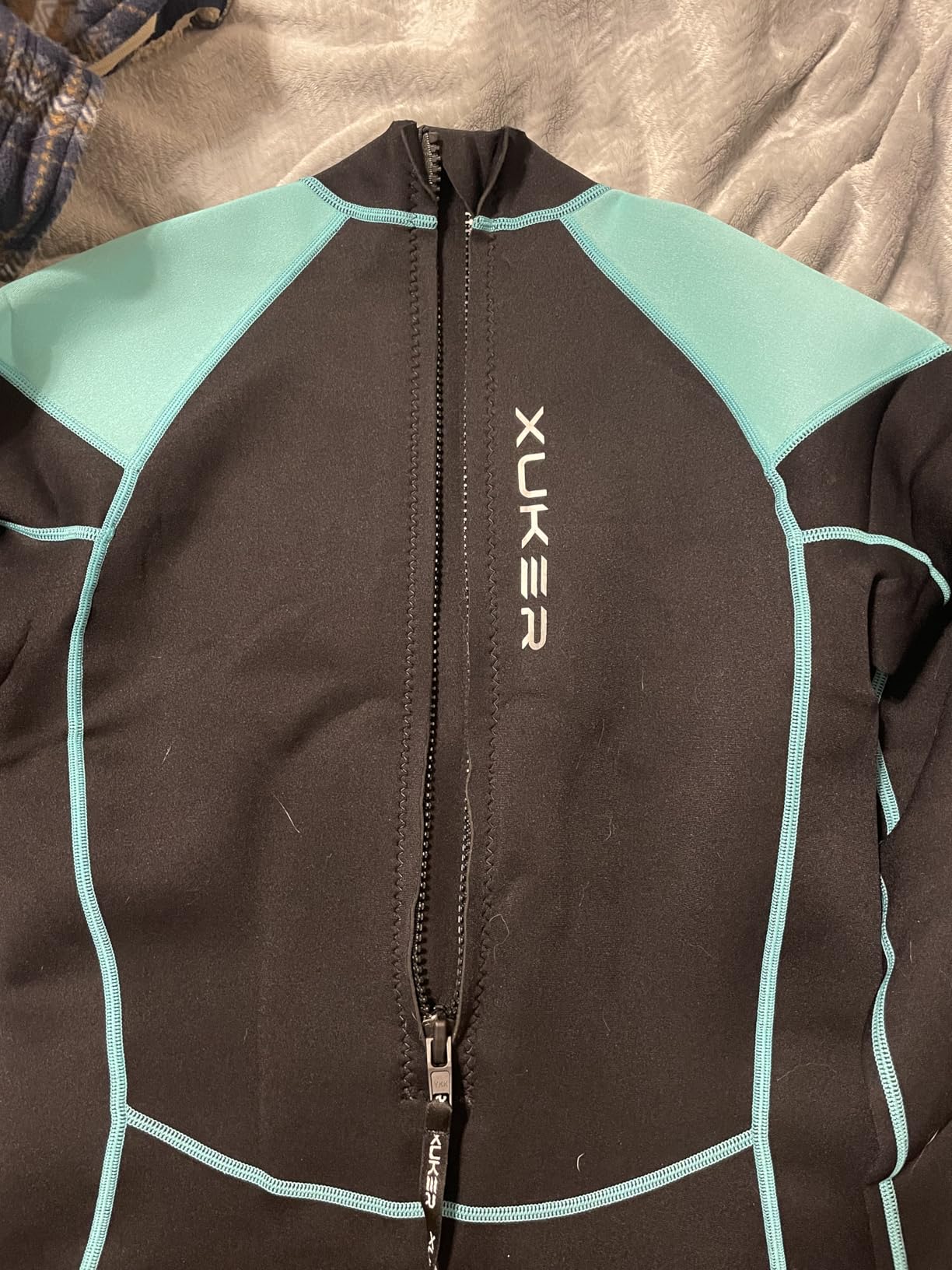 XUKER Women Men Wetsuit 2mm 3mm, Neoprene Wet Suits Front/Back Zip in Cold Water Full Body Dive Suit for Water Sports customer photo 2