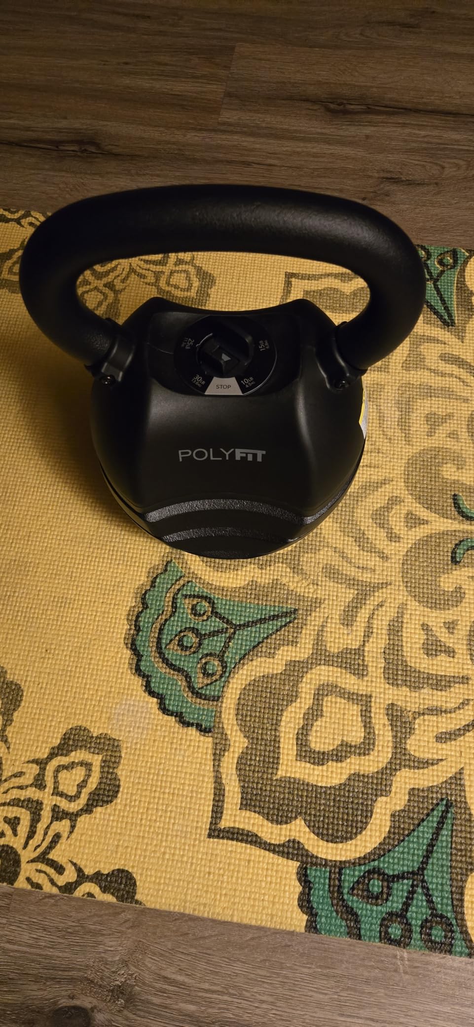 Polyfit Adjustable Kettlebell Set | 30/40/50 lbs | Kettlebell Weights for Home Gym customer photo 2