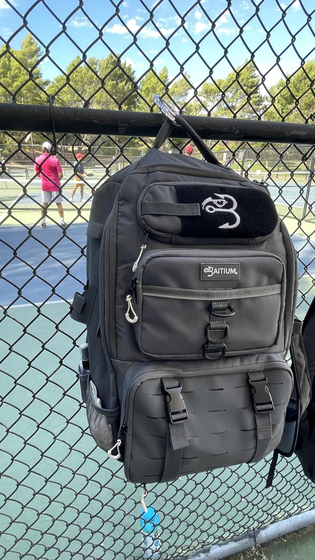 Baitium Fishing Backpack, Tackle Bag With Rod Holders, 40L Capacity With Cooler, Rain Cover, Insulated Pocket, 4 Tackle Trays Included customer photo 2