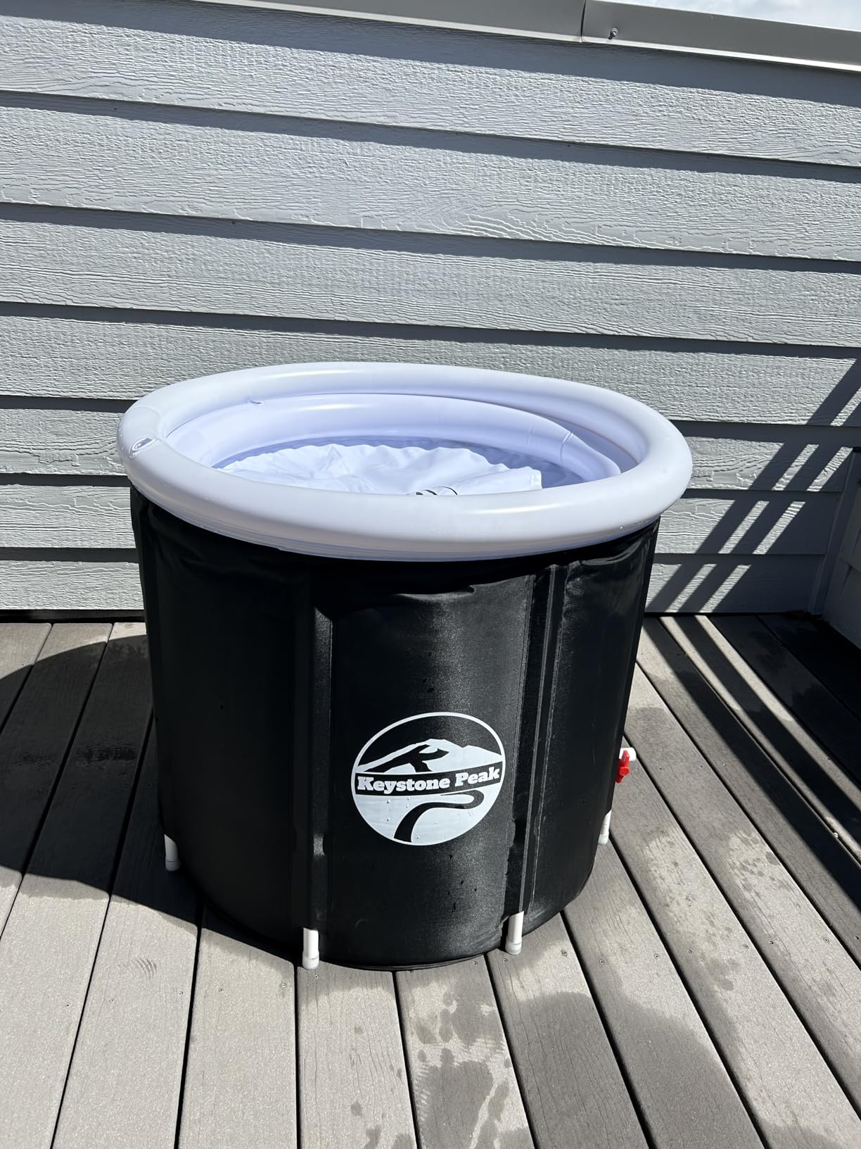 Cold Plunge Tub - Portable Ice Bath Tub for Athletes & Adults - Inflatable Bathtub for Cold Water Therapy, Sports Recovery & Wellness - 5-Year Assurance customer photo 1