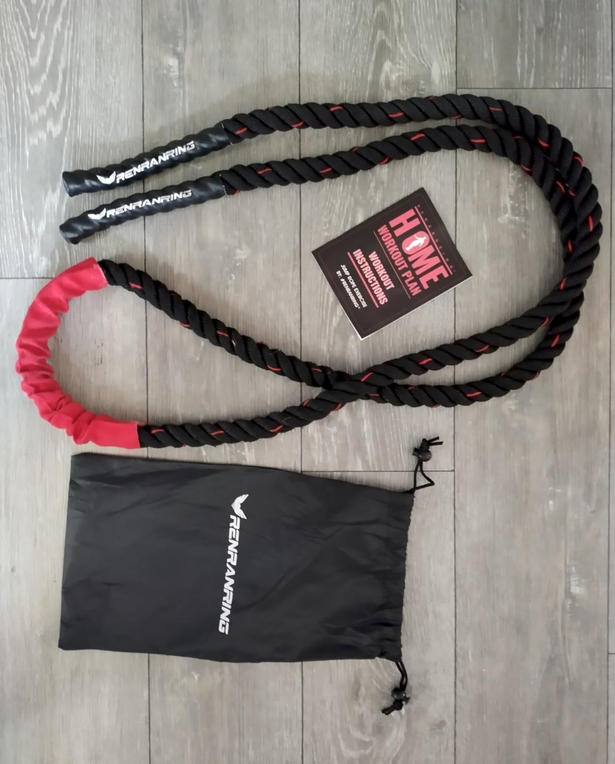 Weighted Jump Rope for Men and Women, 3lb 4lb 5lb Adult Heavy Skipping Rope, Jumprope for Fitness, Workout Equipment, Fitness Equipment for Home Gym Exercise, Improve Strength and Building Muscle customer photo 1