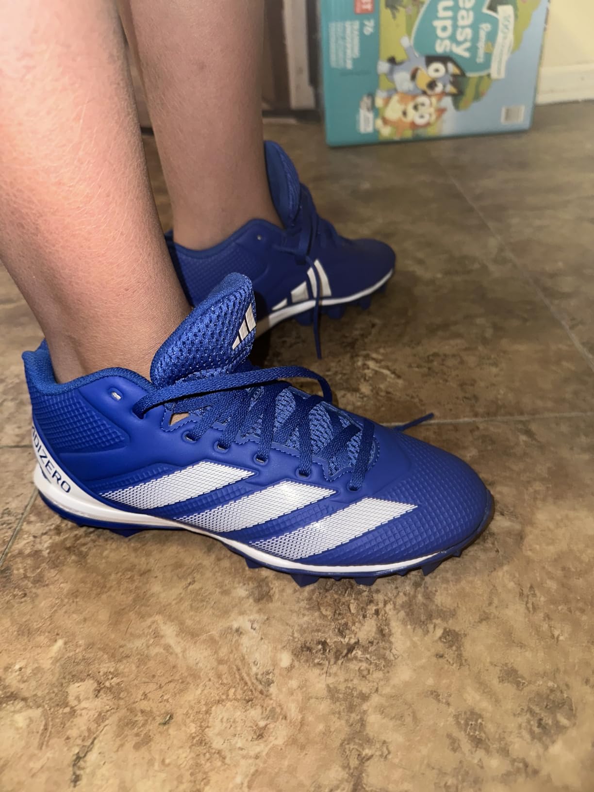 adidas Mens Adizero Impact.2 Molded American Football Cleats customer photo 1
