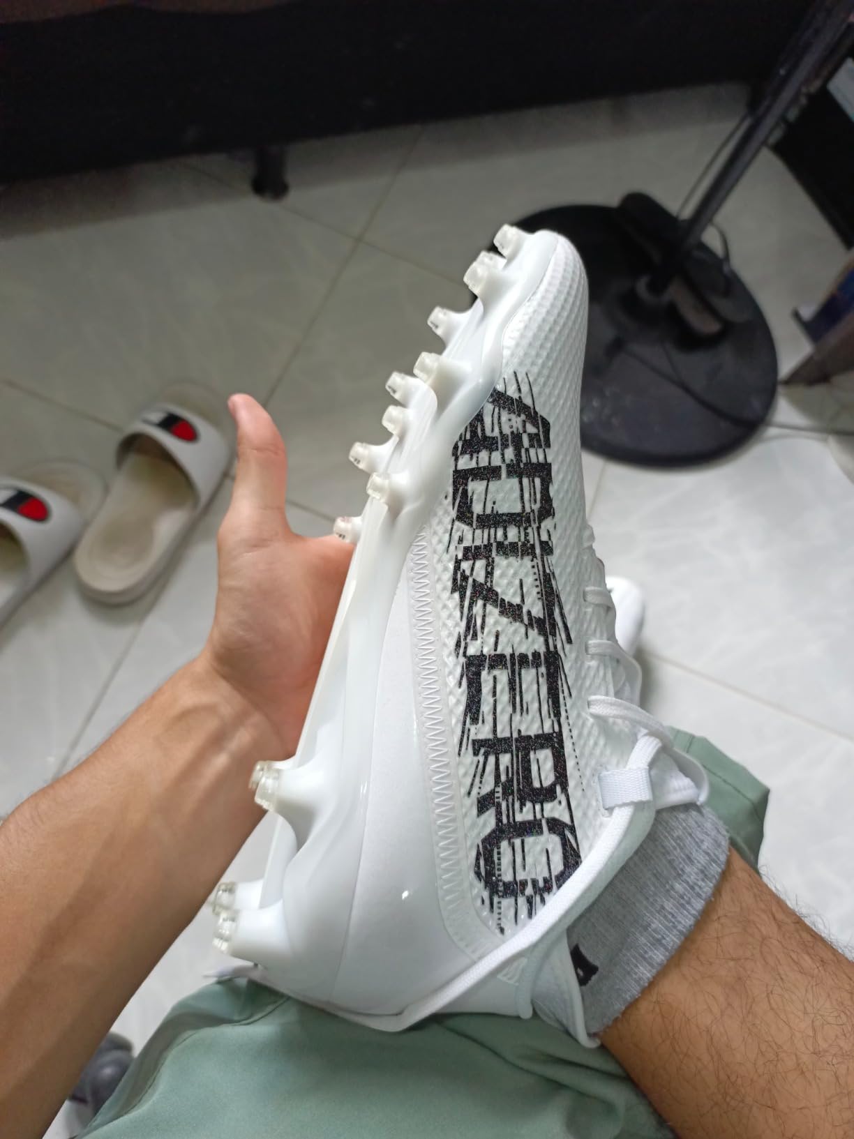 adidas Mens Adizero Electric.1 American Football Cleats customer photo 1