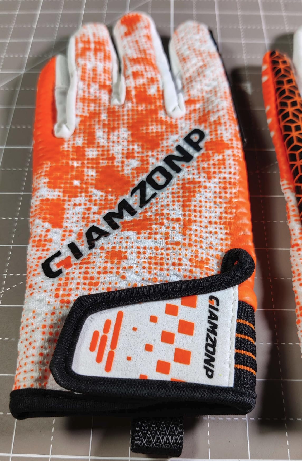 Youth Football Gloves Snug Fit Junior Boys Girls - Sticky Grip Receiver Gloves customer photo 1