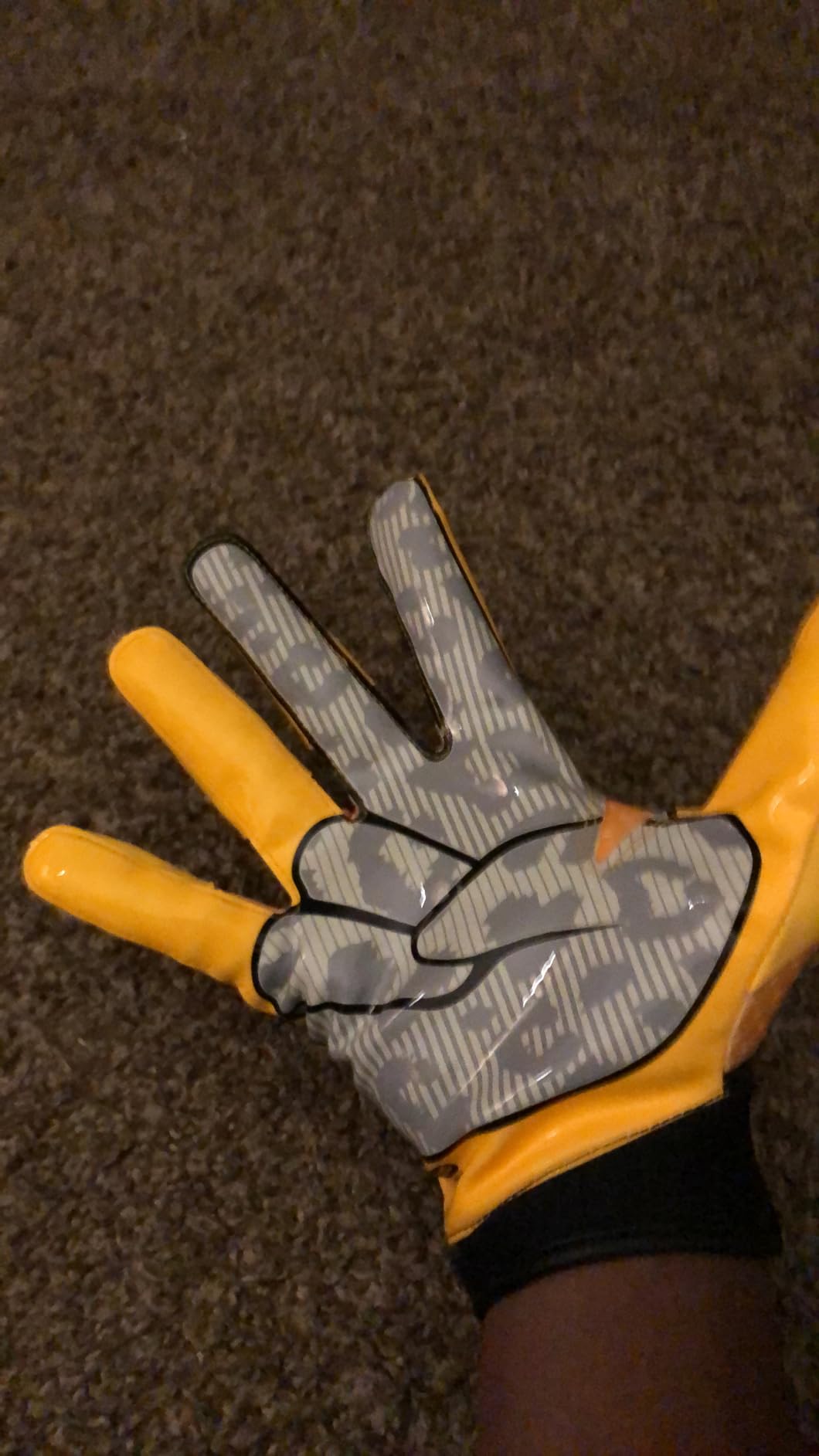 Grip Boost Raptor 2.0 White Padded Men's Football Gloves with Boost Plus Grip Technology customer photo 2