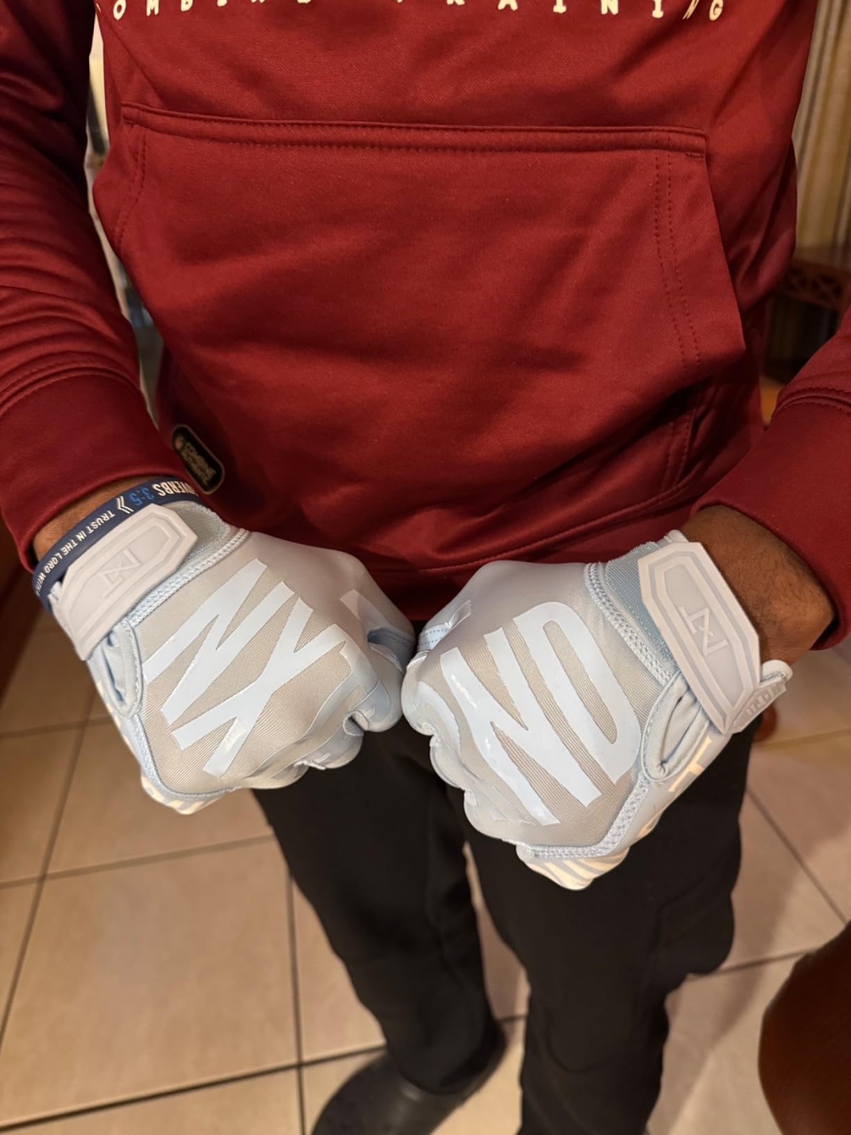 Nxtrnd G1 Pro Men's Football Gloves, Adult Sticky Receiver Gloves customer photo 2