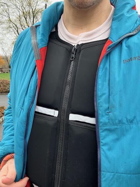 Adjustable Weighted Vest for Men, 45lb/35lb/19lb Rucking Vests for Women Walking with Zipper/16pcs Silicone Weights, Strength Training Workout Vest for Running GYM Home, Removable Reflective Strips customer photo 1