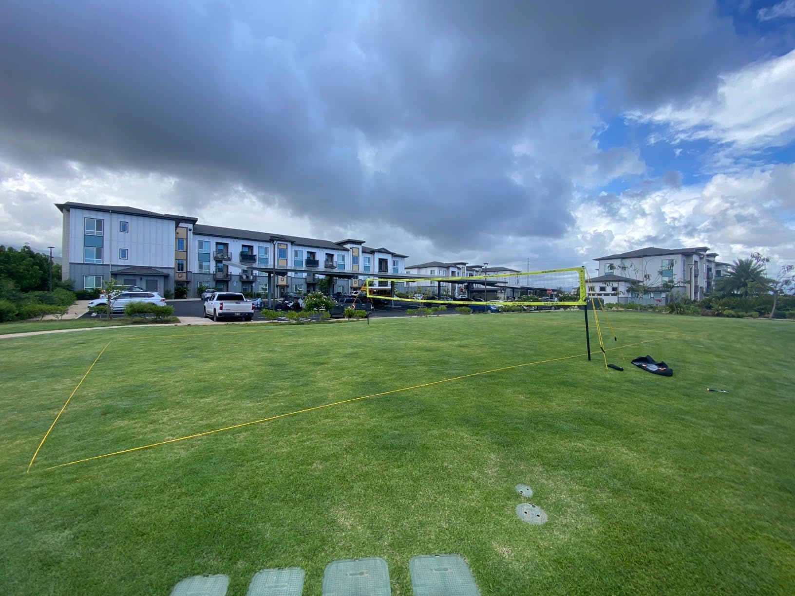 Park & Sun Sports Spectrum Classic: Adjustable Professional Outdoor Volleyball Net System customer photo 1
