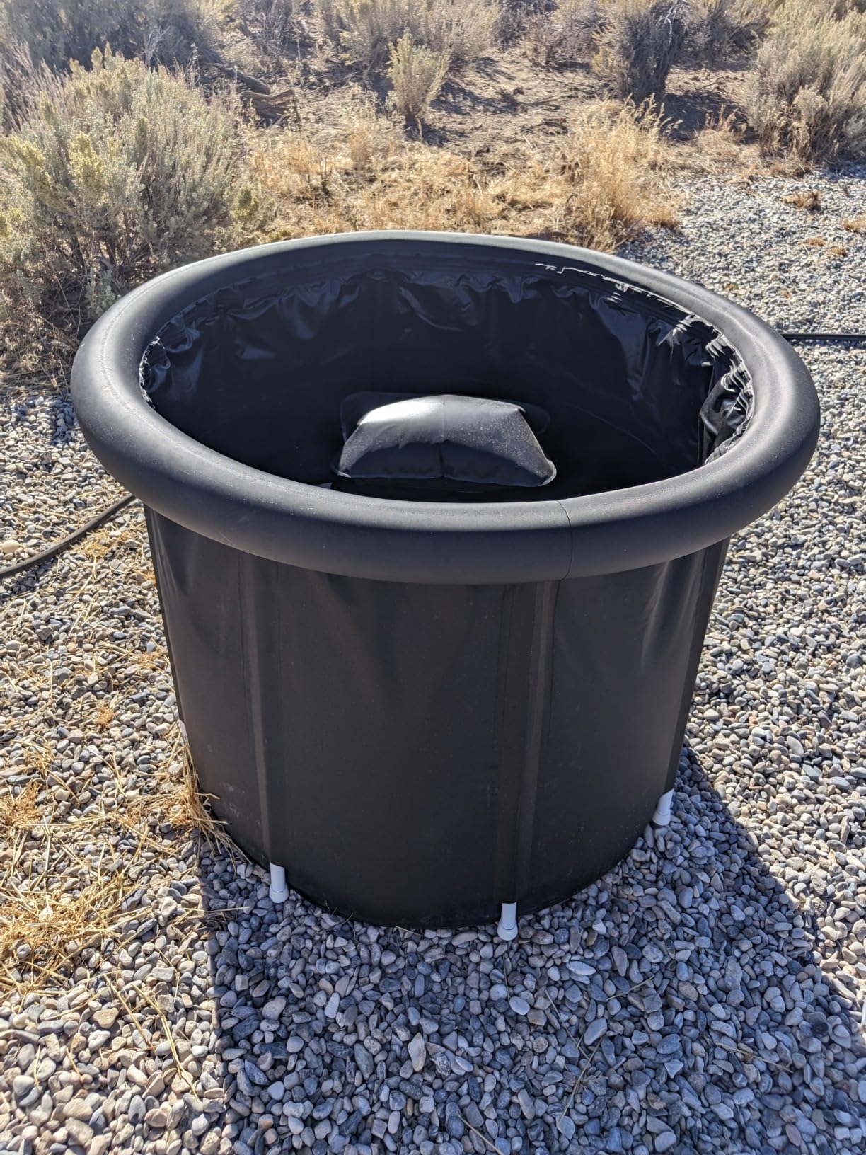 VEVOR Ice Bath Tub, Cold Water Therapy Plunge Tub for Athletes, Portable Outdoor Ice Barrel Plunge Pool for Recovery, 90 Gal Inflatable Folding Bathtub with Cover customer photo 1