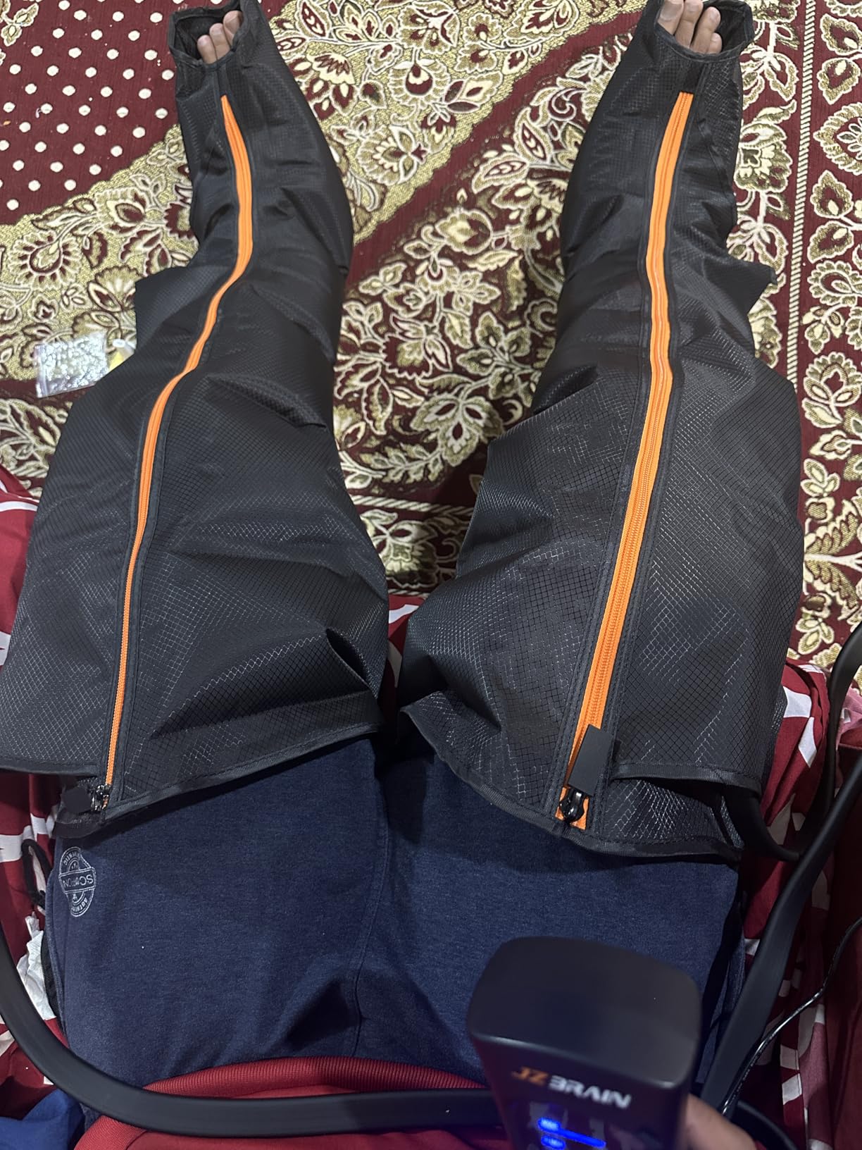 Sequential Air Compression Recovery System: Professional Full Leg Compression Boots for Circulation and Pain Relief - Sequential Device for Muscle Relaxation customer photo 2