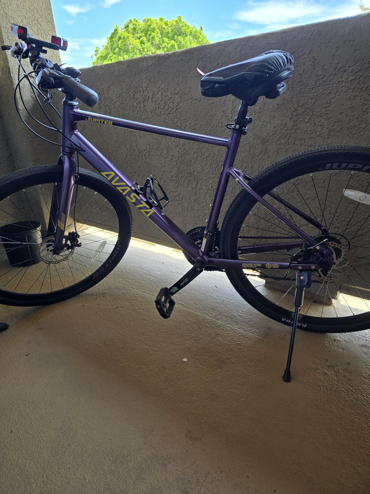 AVASTA Jupiter 700C Road Adult Step-Over Hybrid Cycling Bike, Aluminum Frame, 21-Speed, Dual Disc Brakes customer photo 1