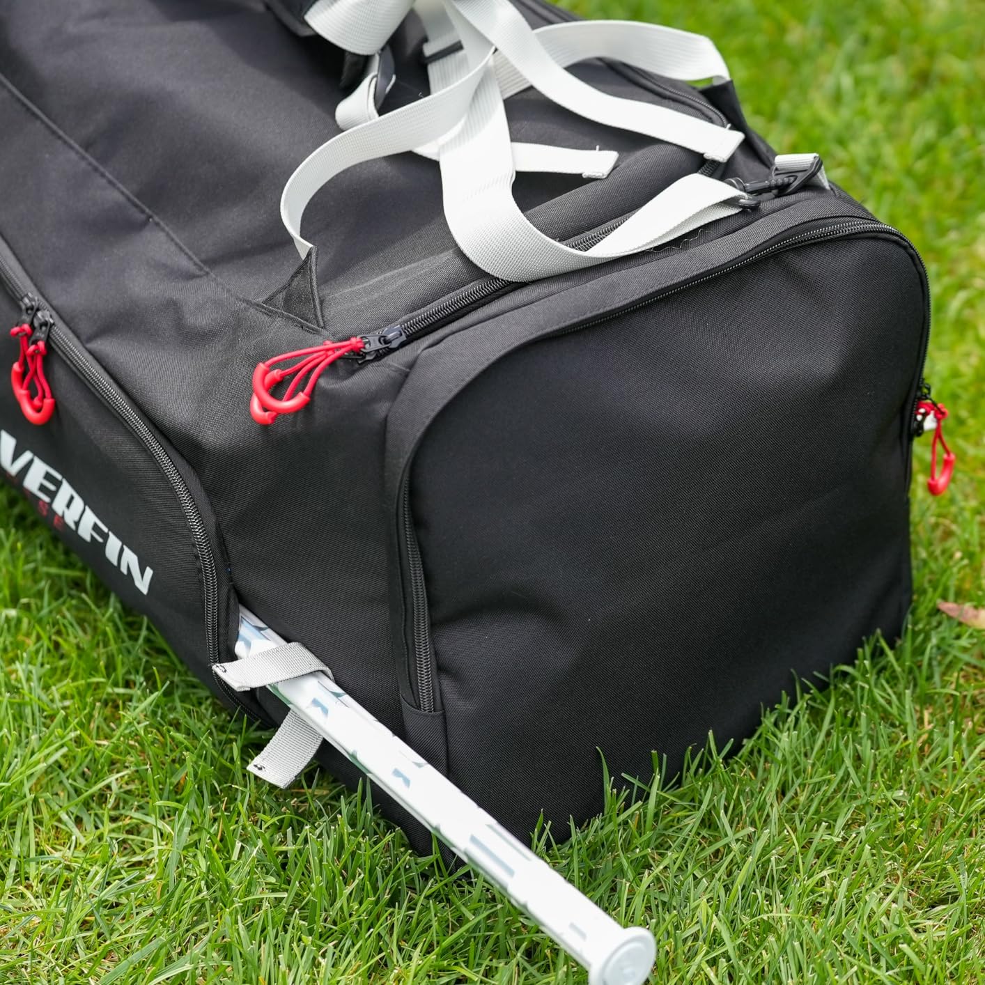 Silverfin Lacrosse Bag with 2 Stick Holders & Multi Pockets - Use as Backpack or Duffel customer photo 2