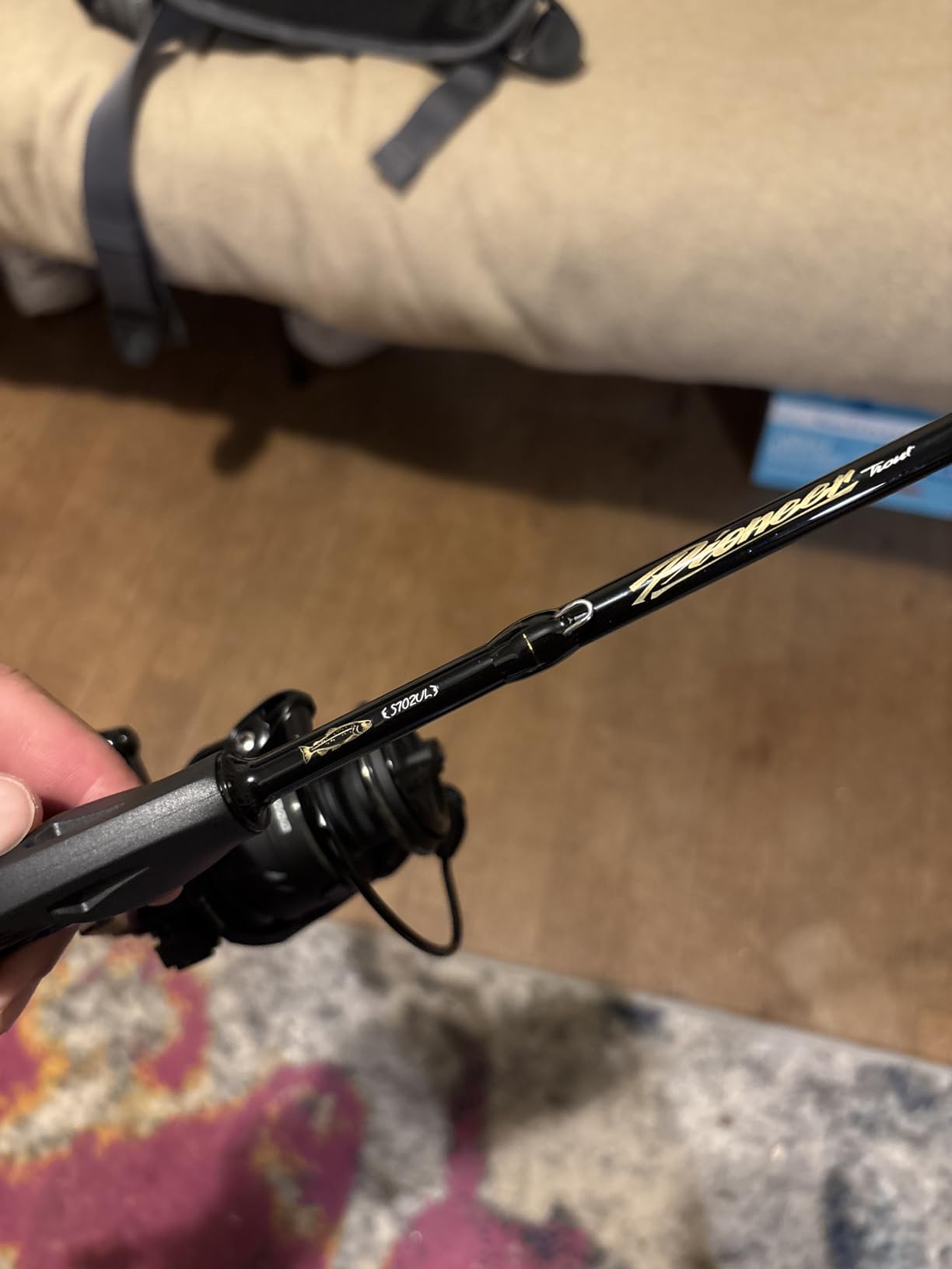 HANDING Pioneer Ultralight Fishing Rod 2-Piece Spinning Rod with 24T Carbon Fiber EVA Handle customer photo 2