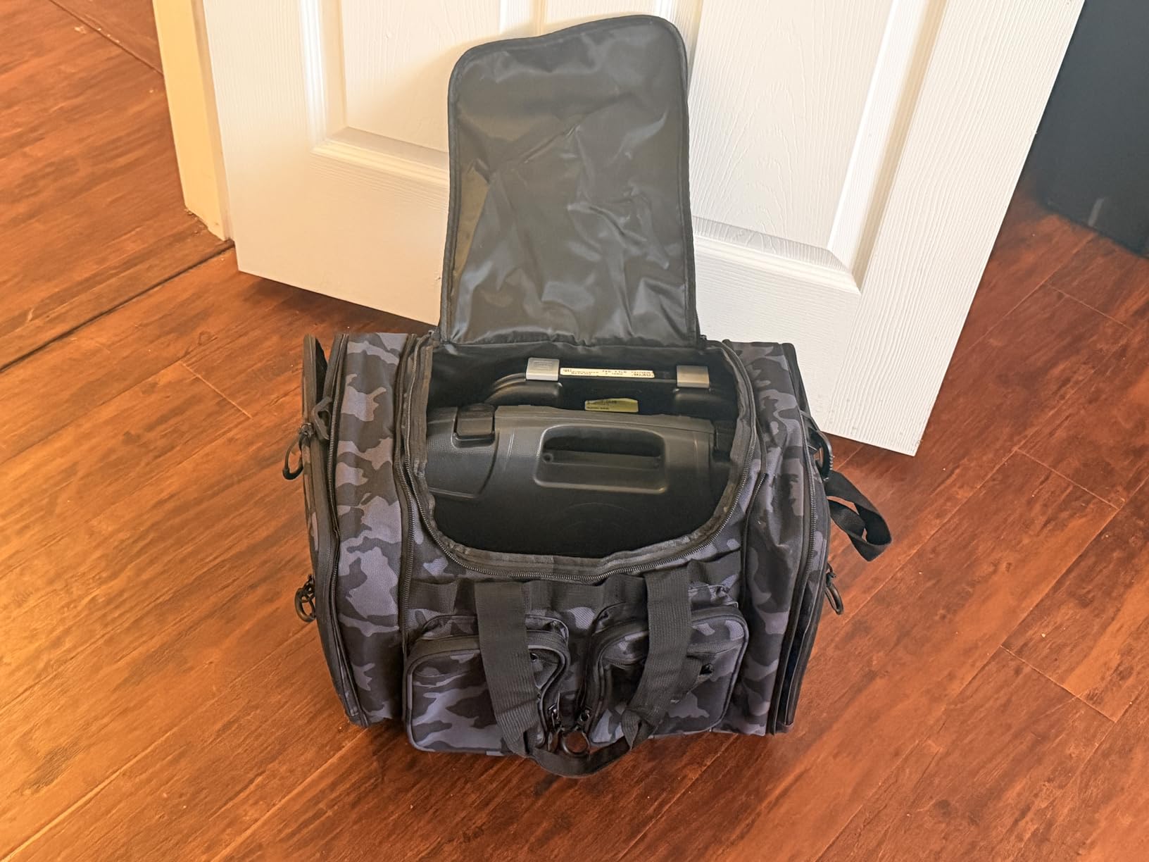 PLUSINNO Tackle Bag - Expandable Fishing Bag for Saltwater & Freshwater - Water Resistant Fishing Gear Shoulder Bag customer photo 2