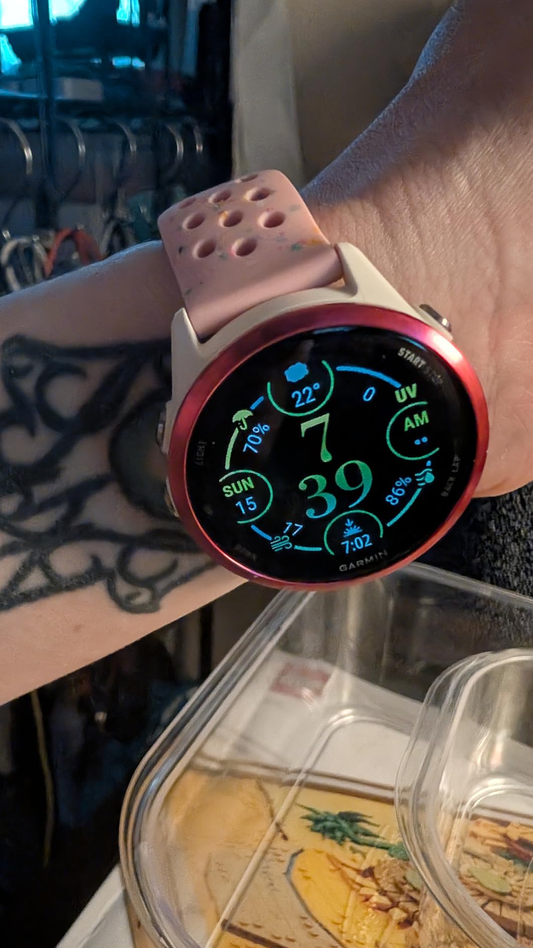 Garmin Forerunner 570, 42mm, Advanced GPS Running and Triathlon Smartwatch, AMOLED Display, Training and Recovery Features, Slate Gray Aluminum customer photo 2