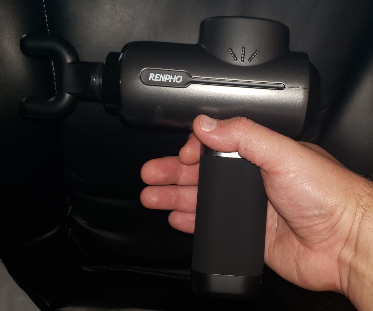 RENPHO Active Thermacool 2 Massage Gun with Heat and Cold, 2026 Upgraded Percussion Deep Tissue Handheld Neck Massager, FSA Approved for Athletes customer photo 1