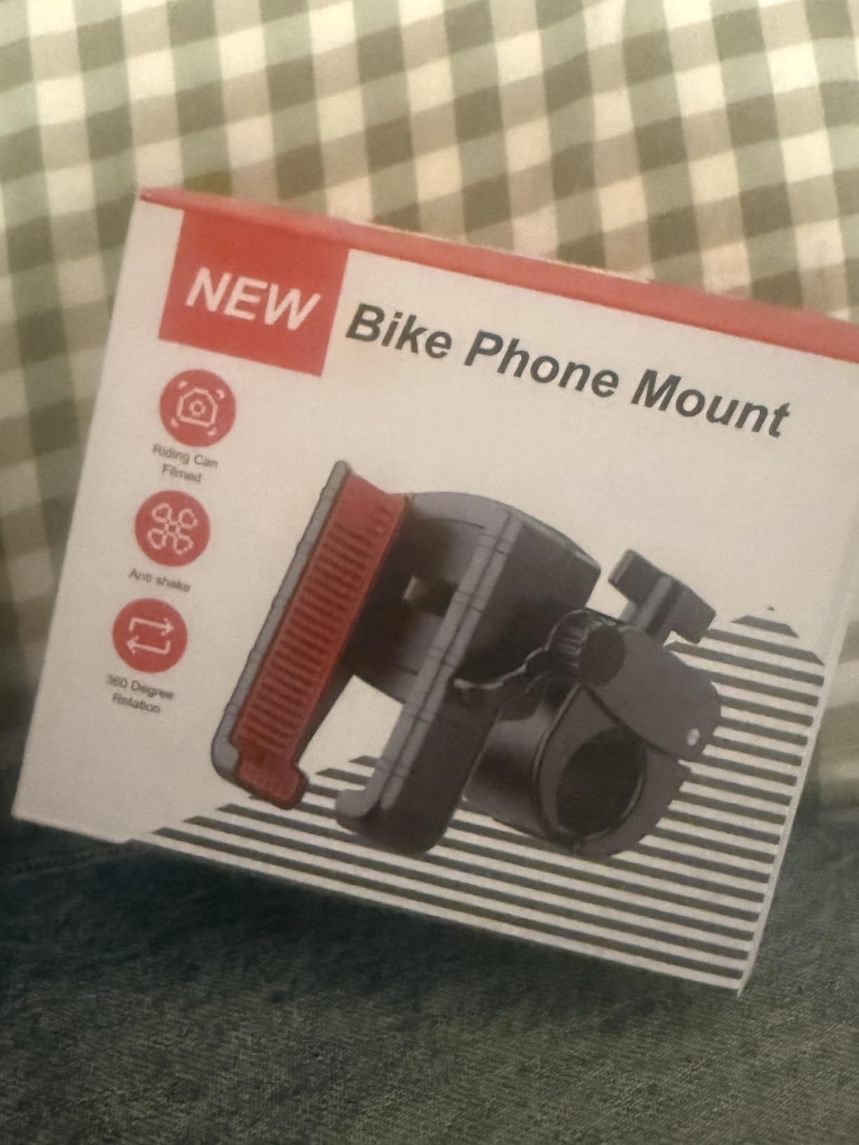 3rd-Gen Anti Vibration Motorcycle Phone Mount Bike Phone Holder with Secure Lock customer photo 1